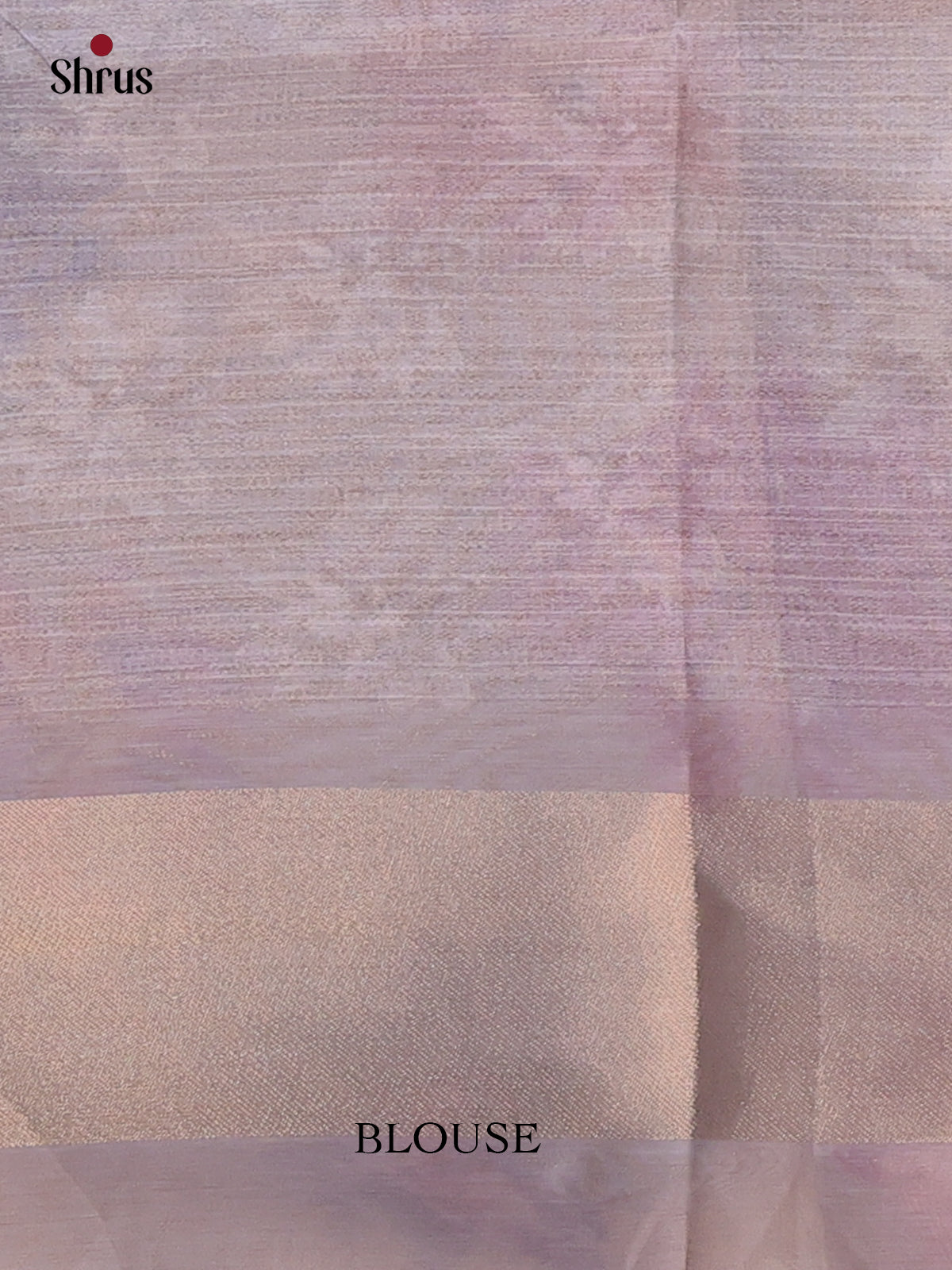 Mild Lavender & Beige - Semi Tissue Saree - Shop on Shrus.com