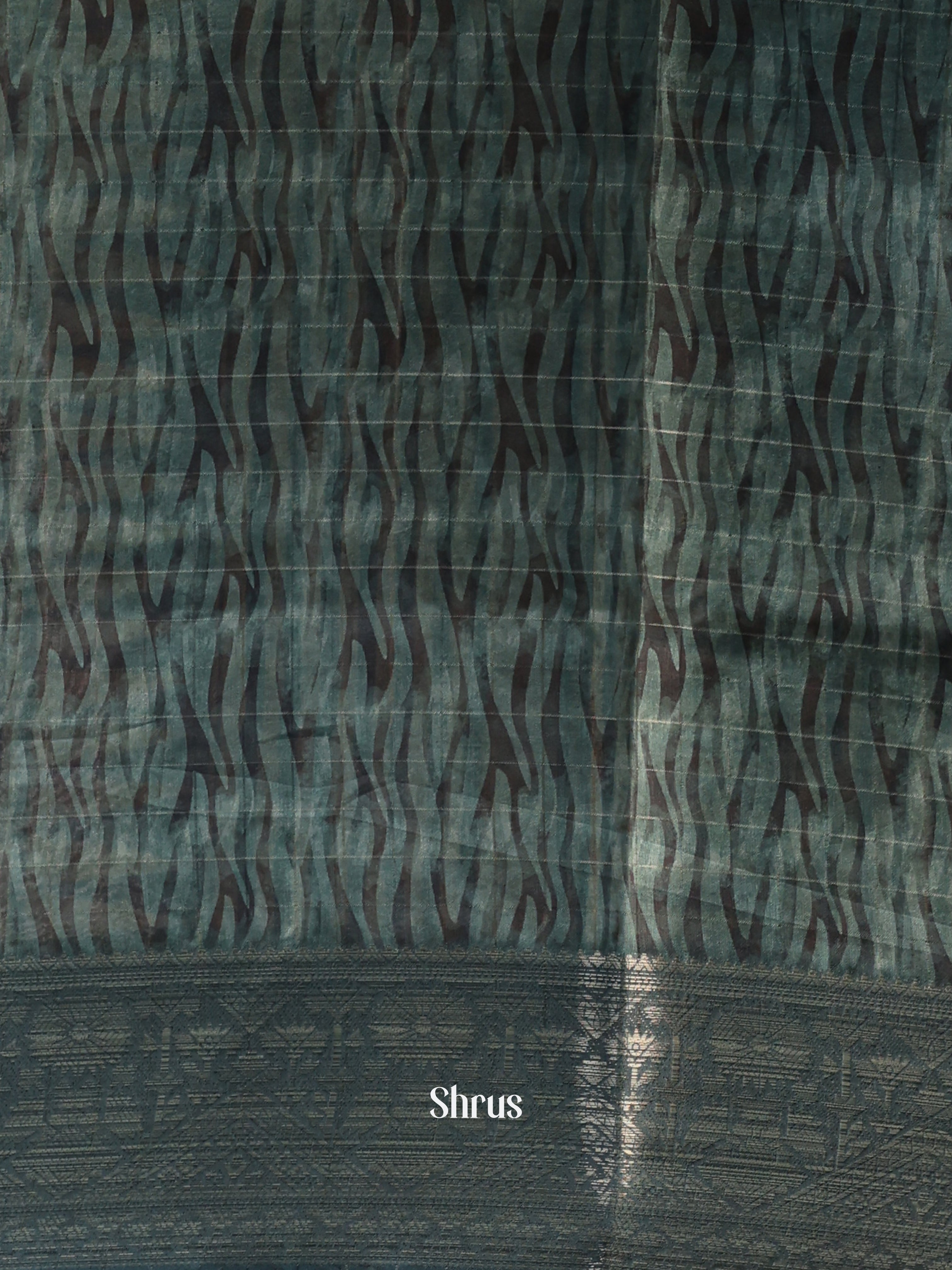 Green- Semi Dola silk Saree - Shop on Shrus.com