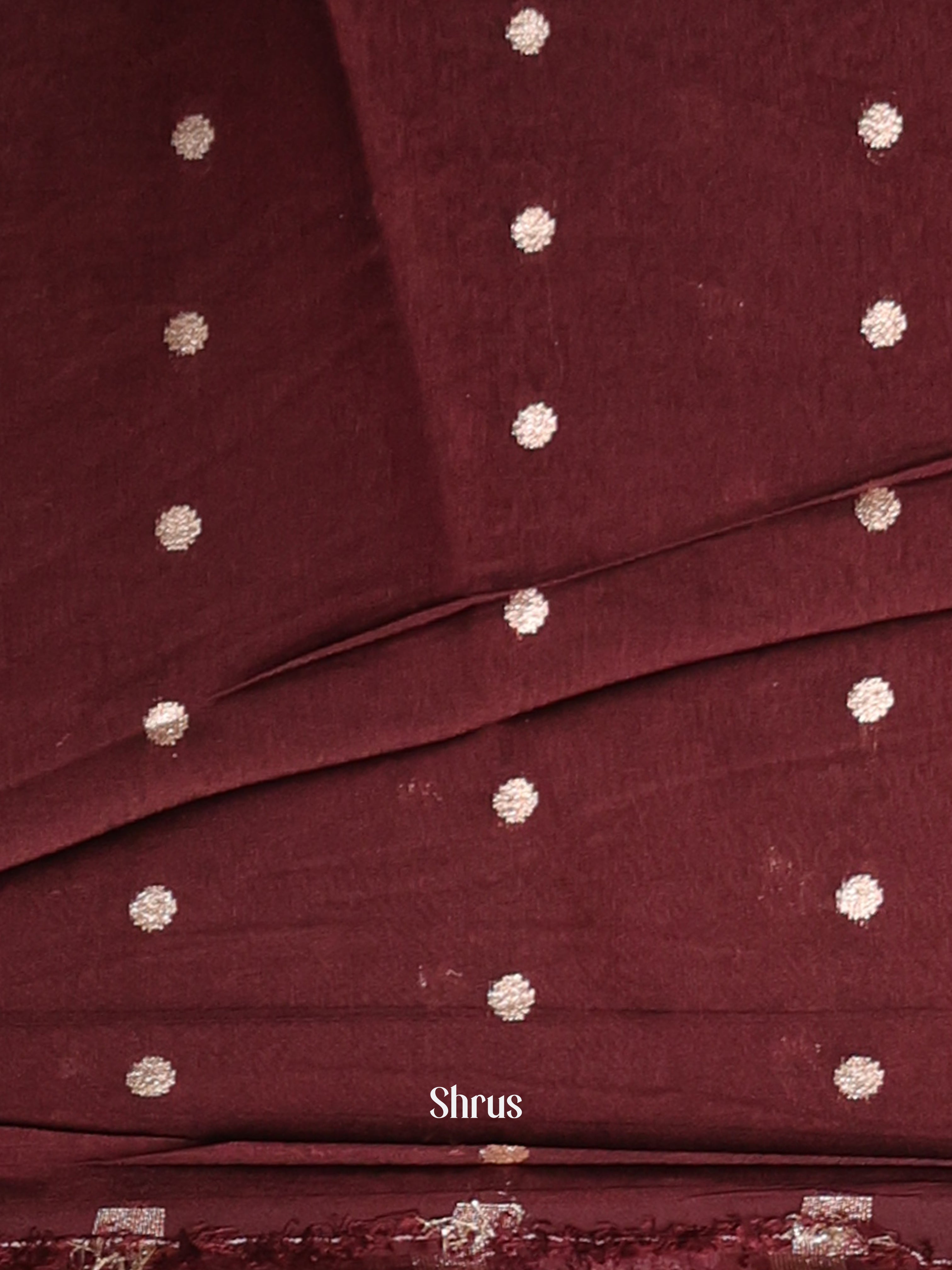 Brown - Semi Dola silk Saree - Shop on Shrus.com