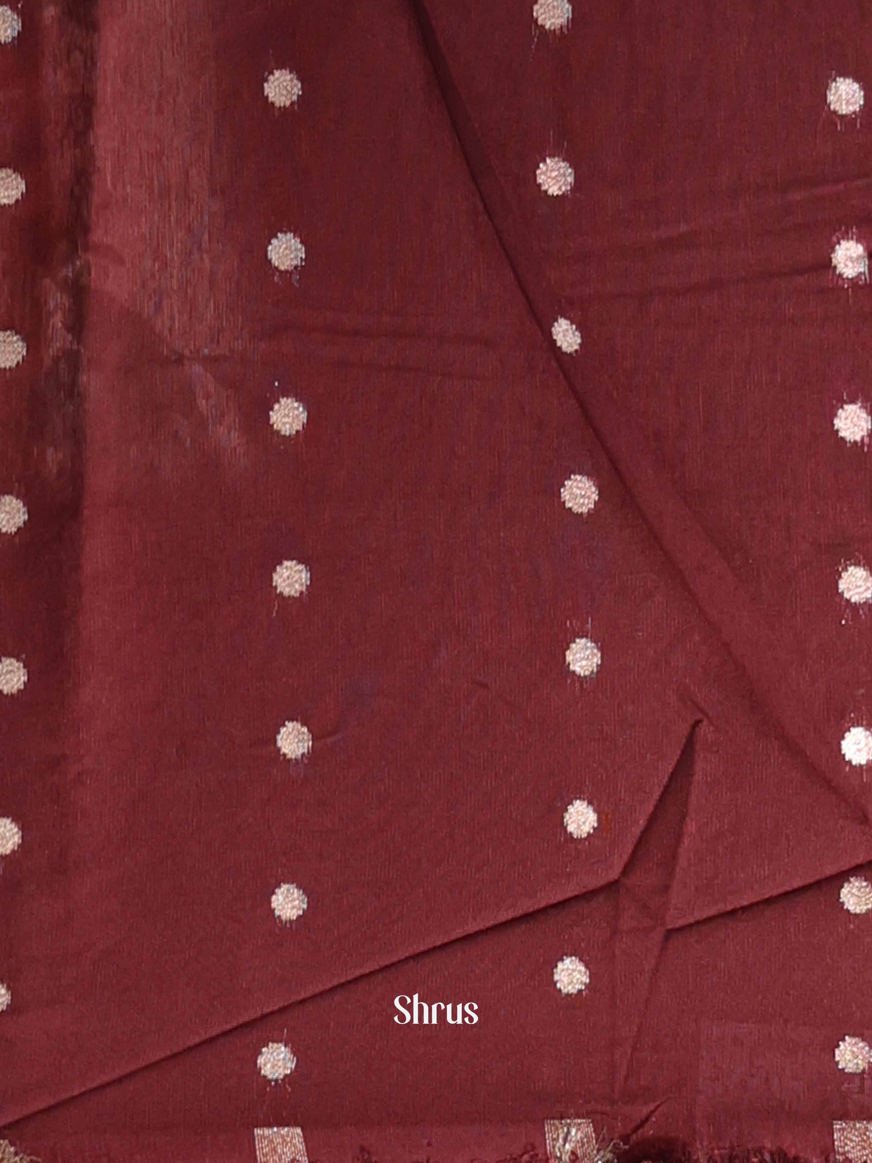 Cream - Semi Dola silk Saree - Shop on Shrus.com