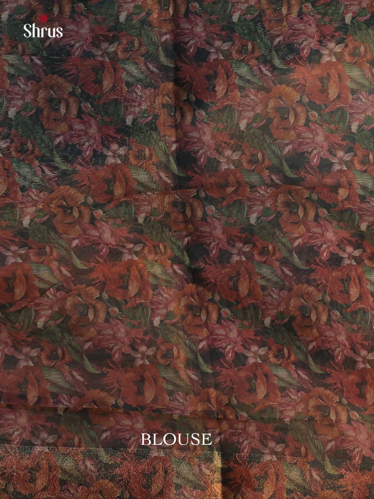 Green - Semi Tissue Saree - Shop on Shrus.com