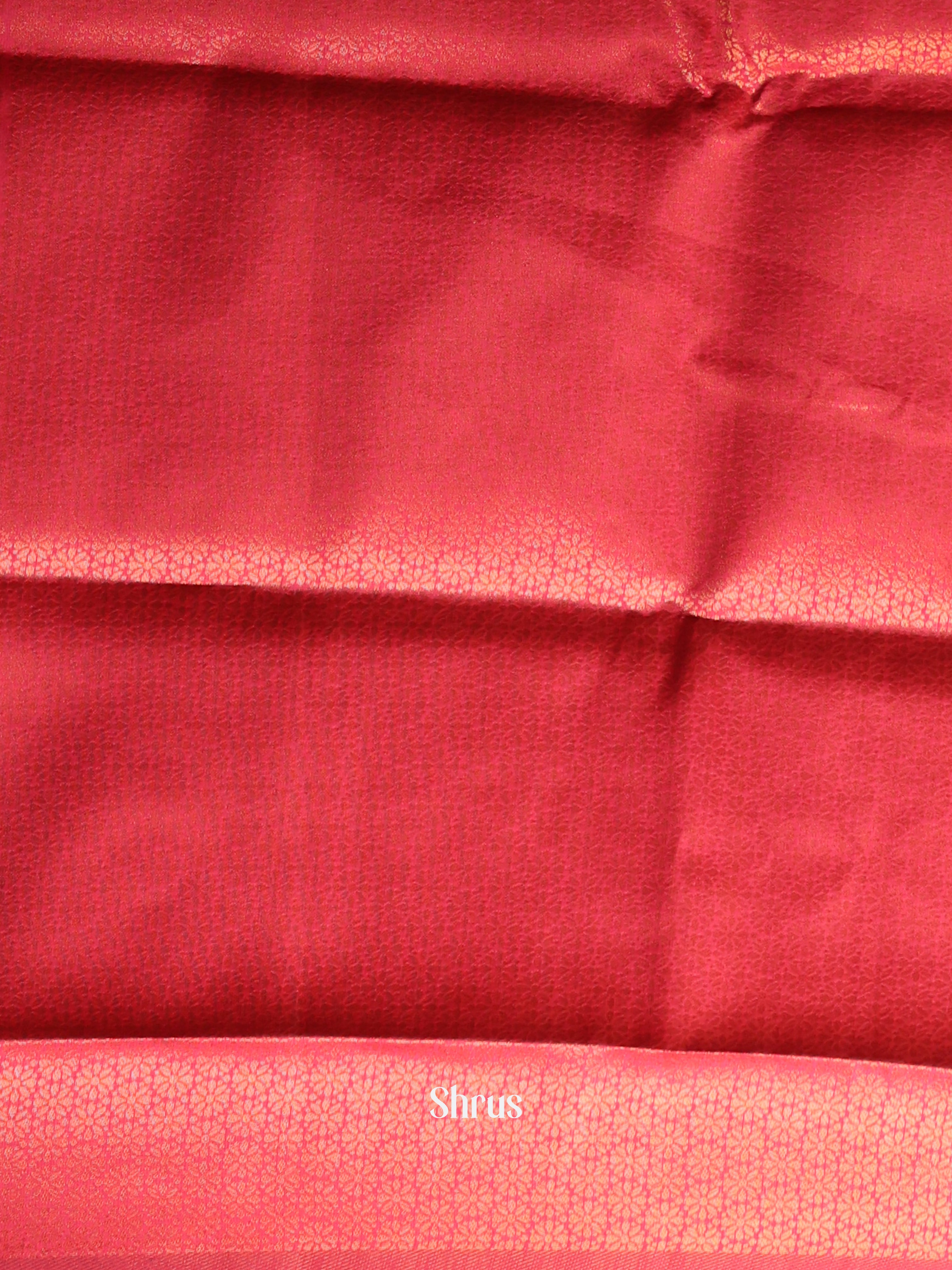 Blue & Maroon- Semi Softsilk Saree - Shop on Shrus.com