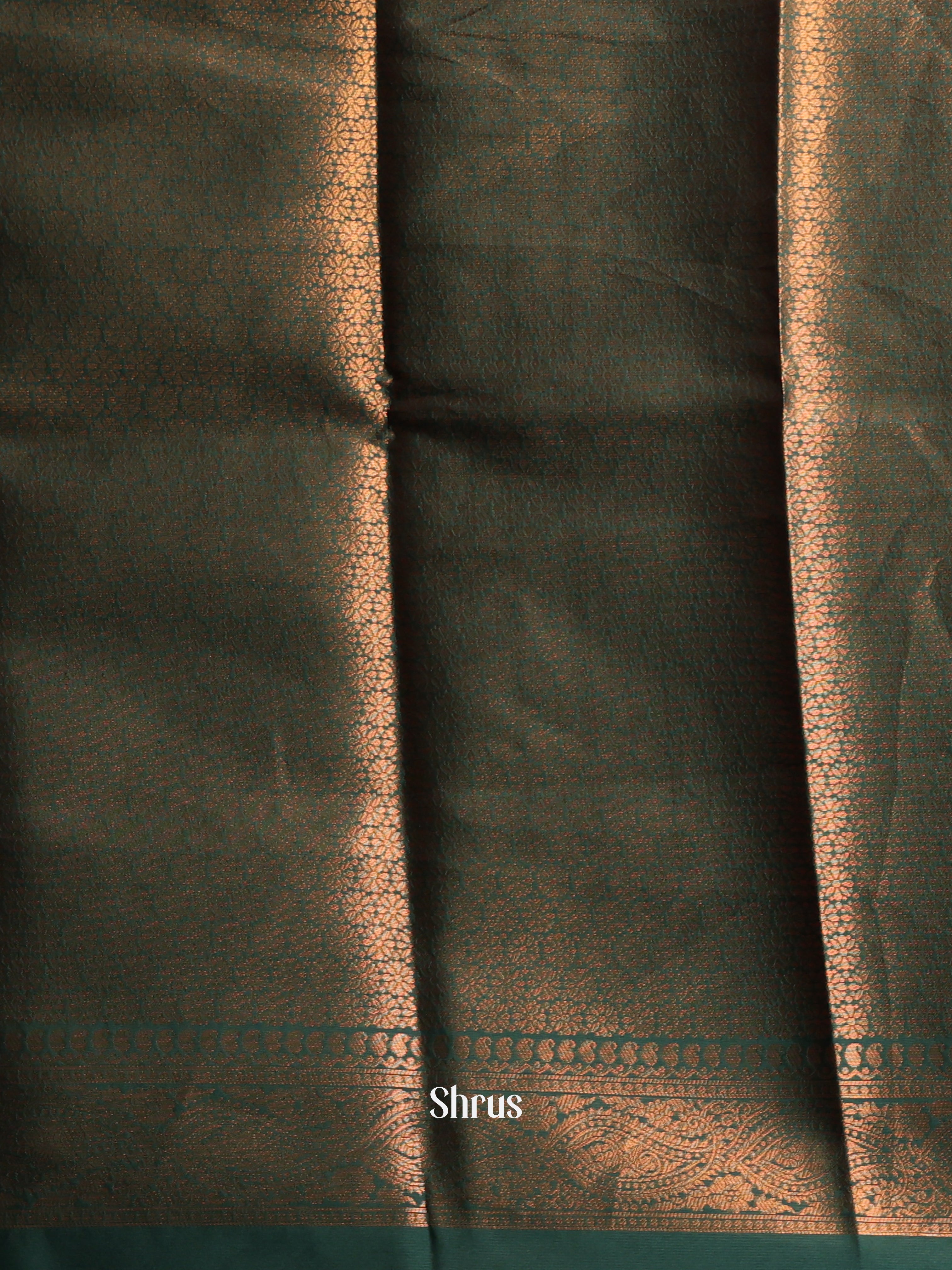 Mustard & Green- Semi Softsilk Saree - Shop on Shrus.com