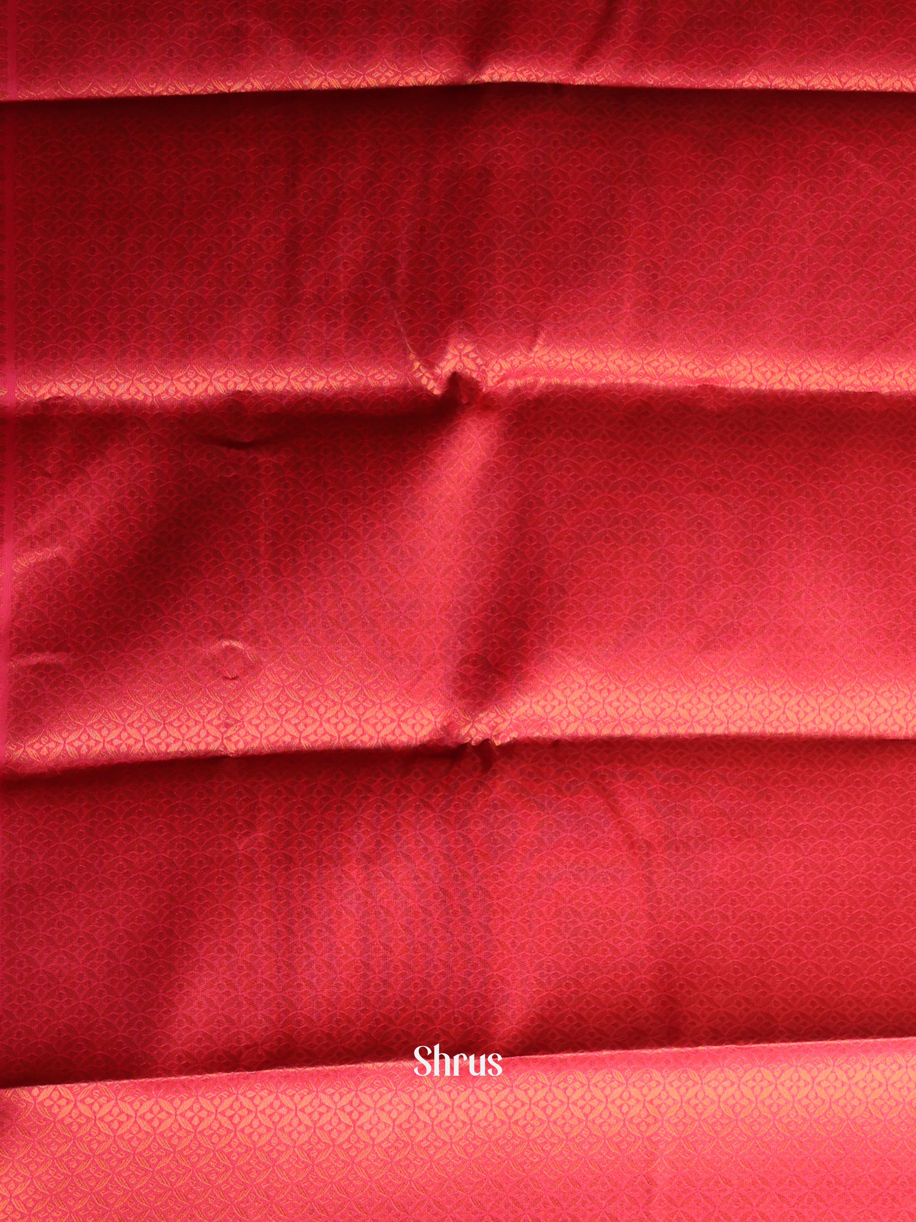 Green & Maroon - Semi Softsilk Saree - Shop on Shrus.com