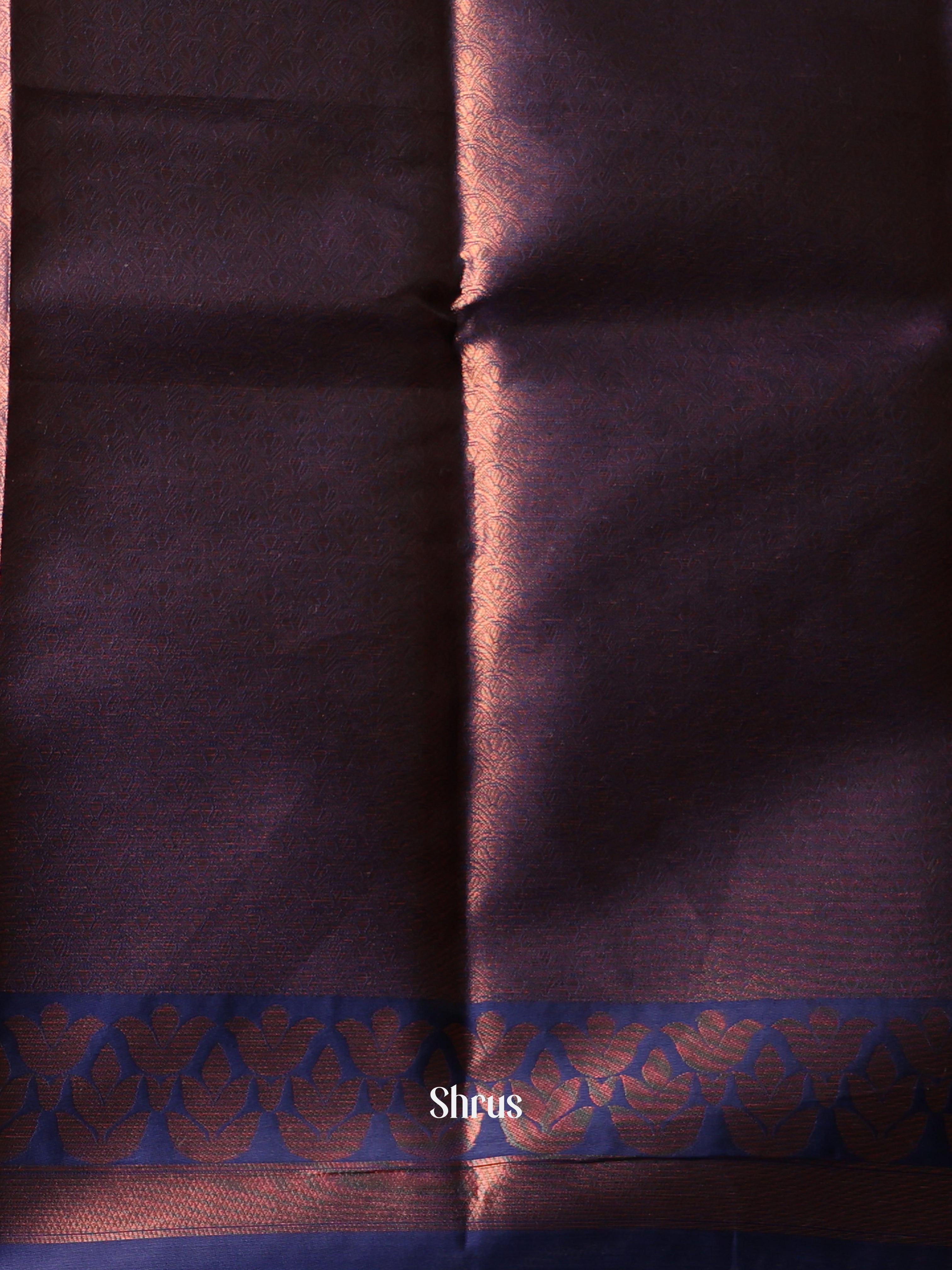 Pink & Blue - Semi Softsilk Saree - Shop on Shrus.com