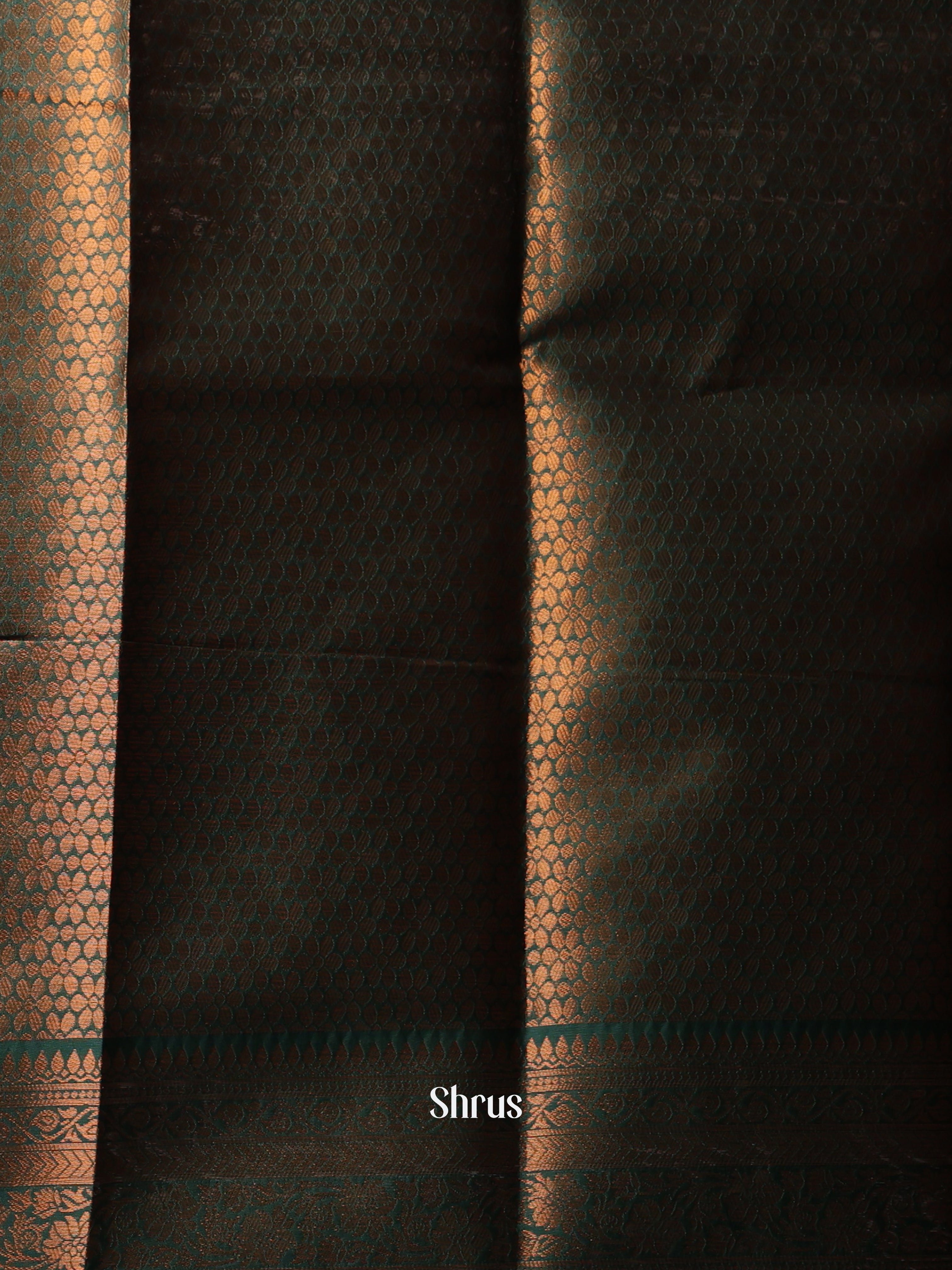 Lite Green & Green- Semi Softsilk Saree - Shop on Shrus.com