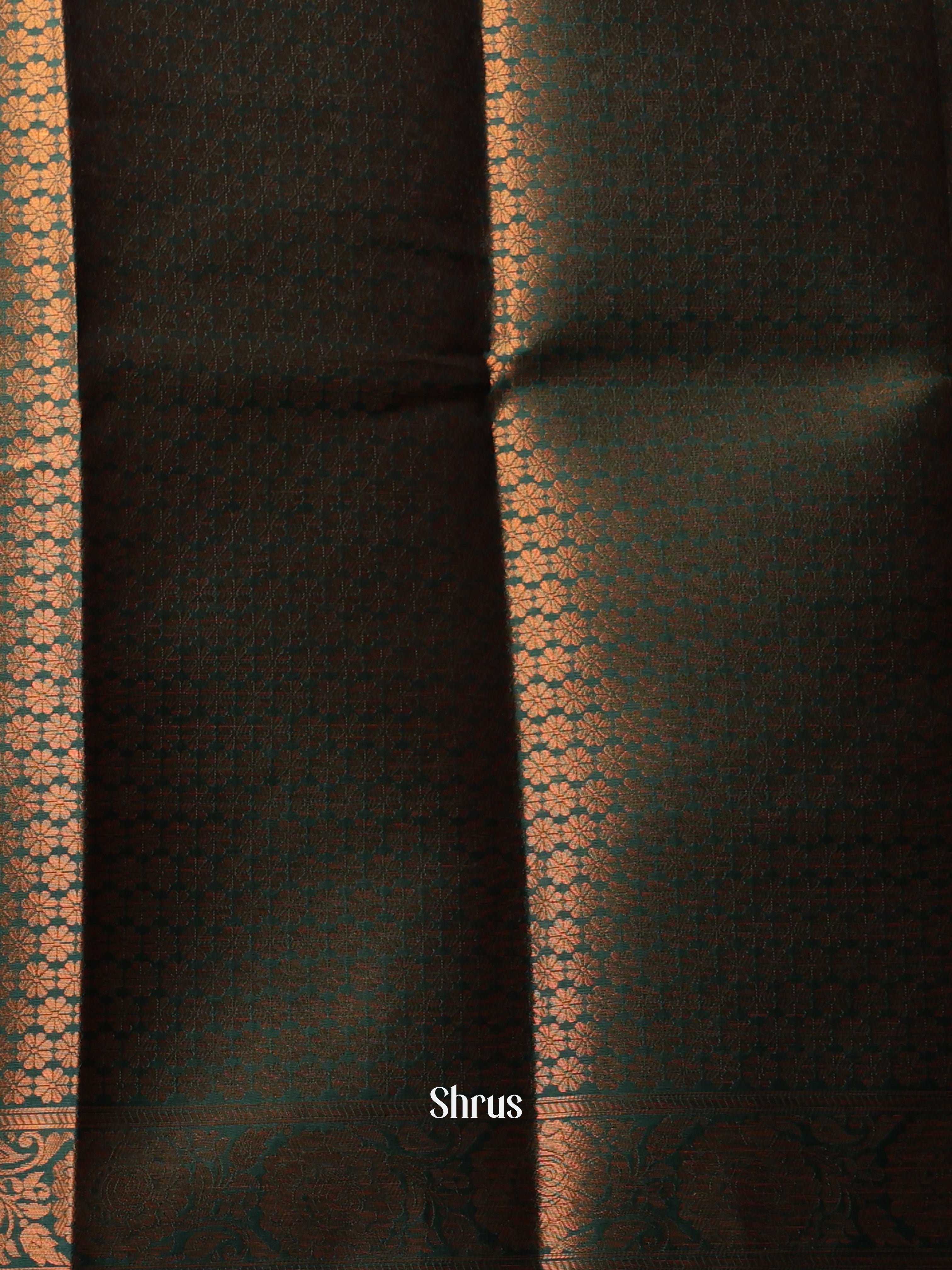 Mustard & Green- Semi Softsilk Saree - Shop on Shrus.com