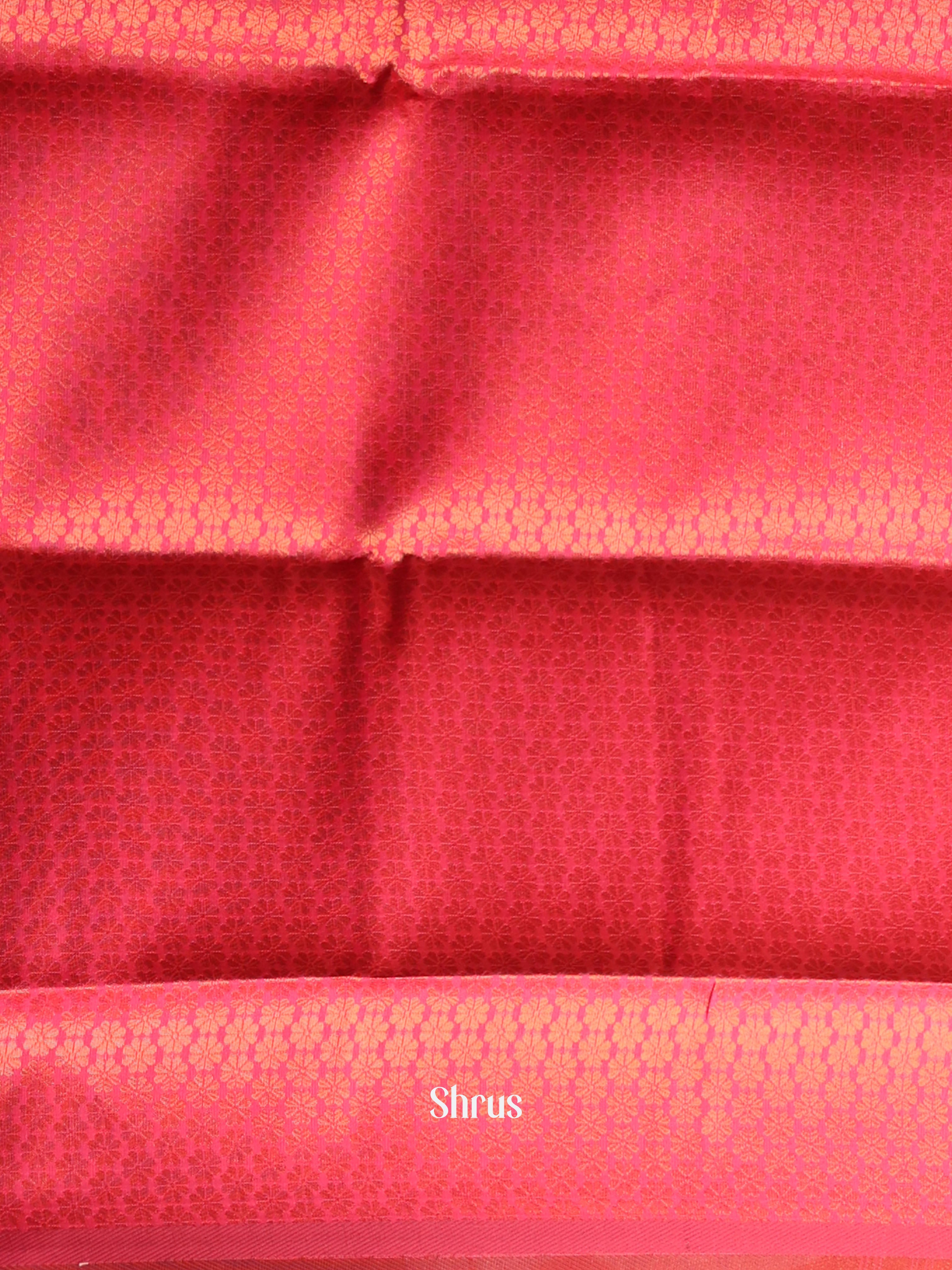 Blue & Maroon - Semi Softsilk Saree - Shop on Shrus.com