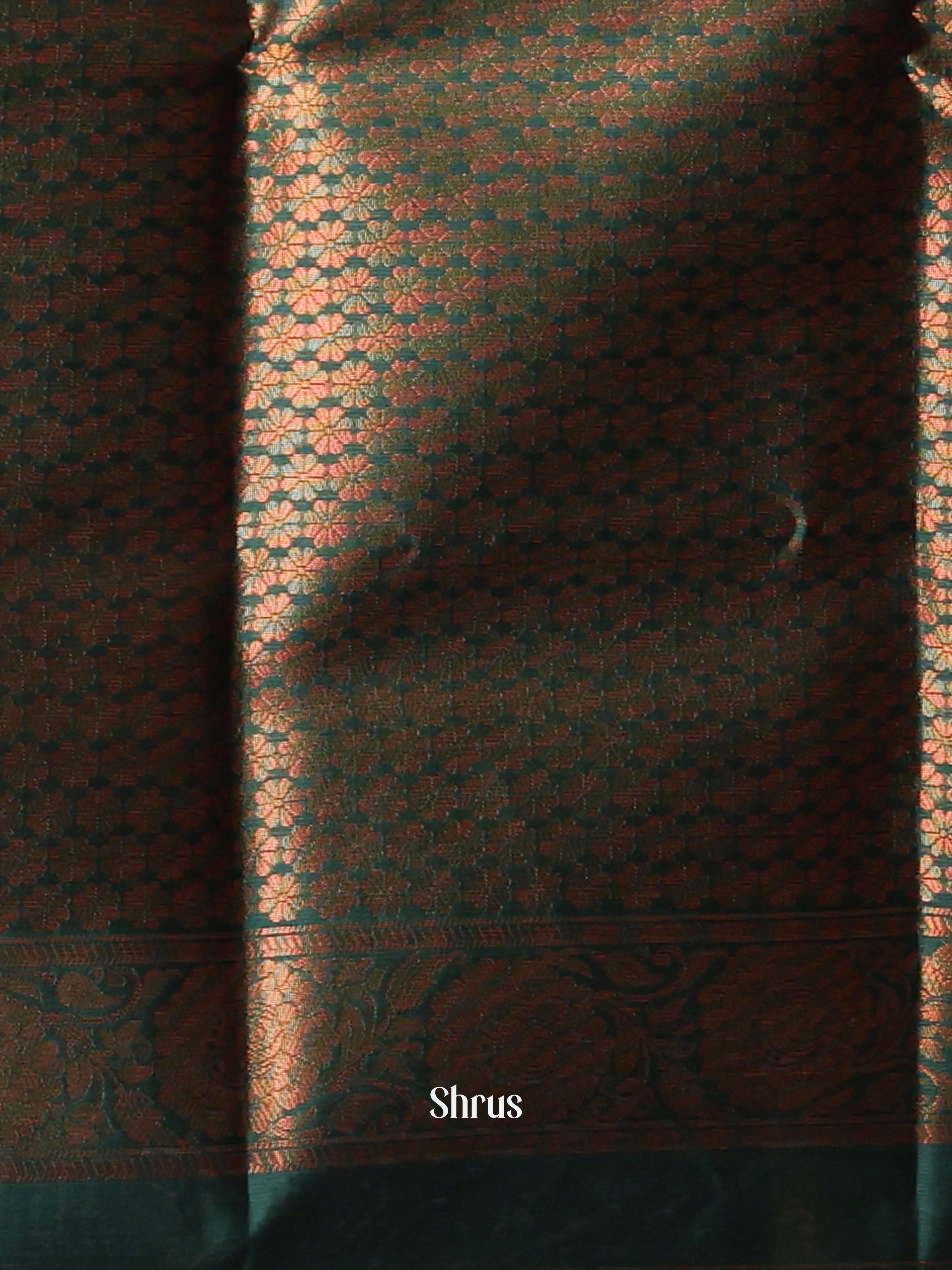 Lite Green & Green- Semi Softsilk Saree - Shop on Shrus.com