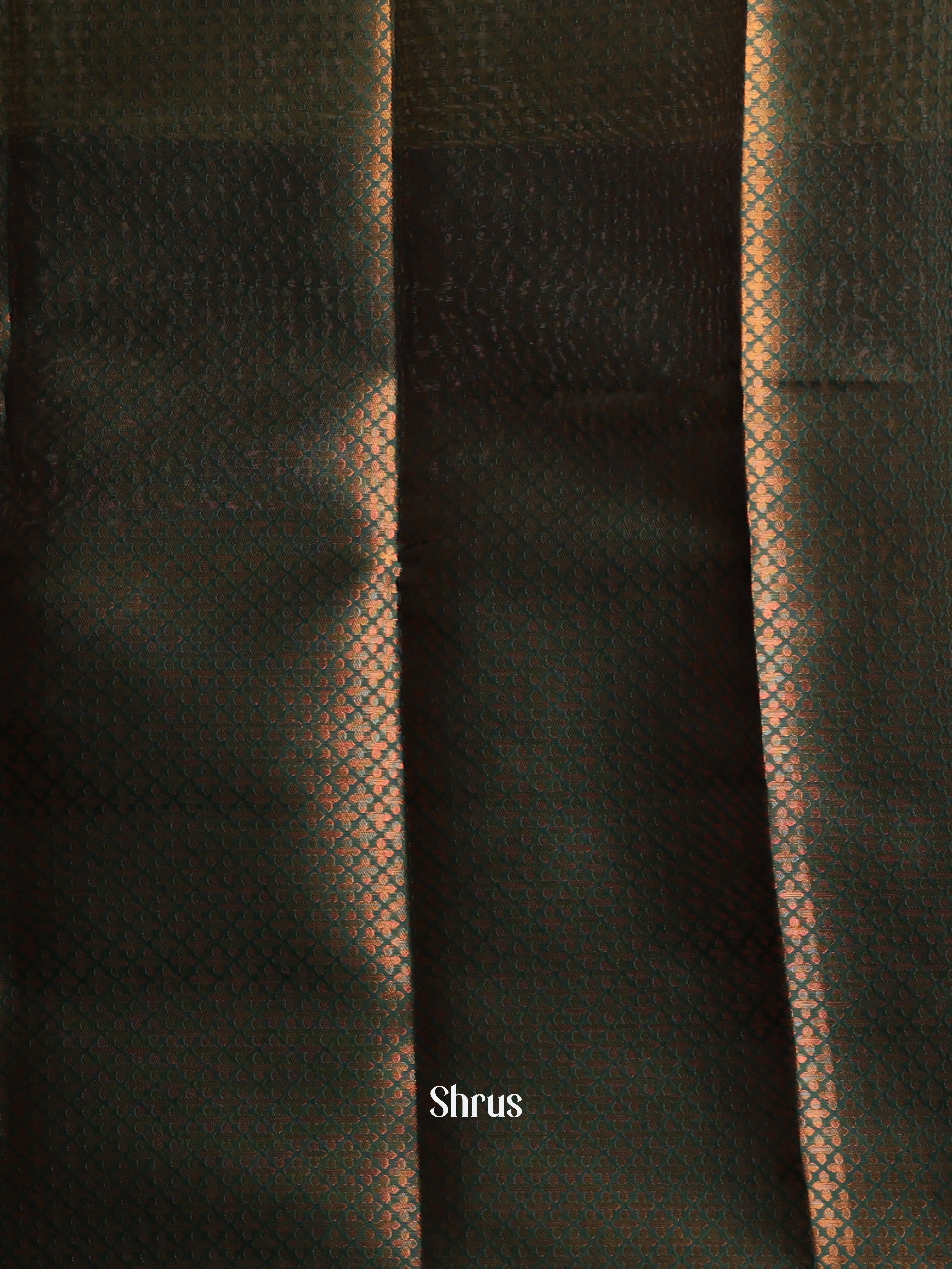 Lite Green & Green - Semi Softsilk Saree - Shop on Shrus.com