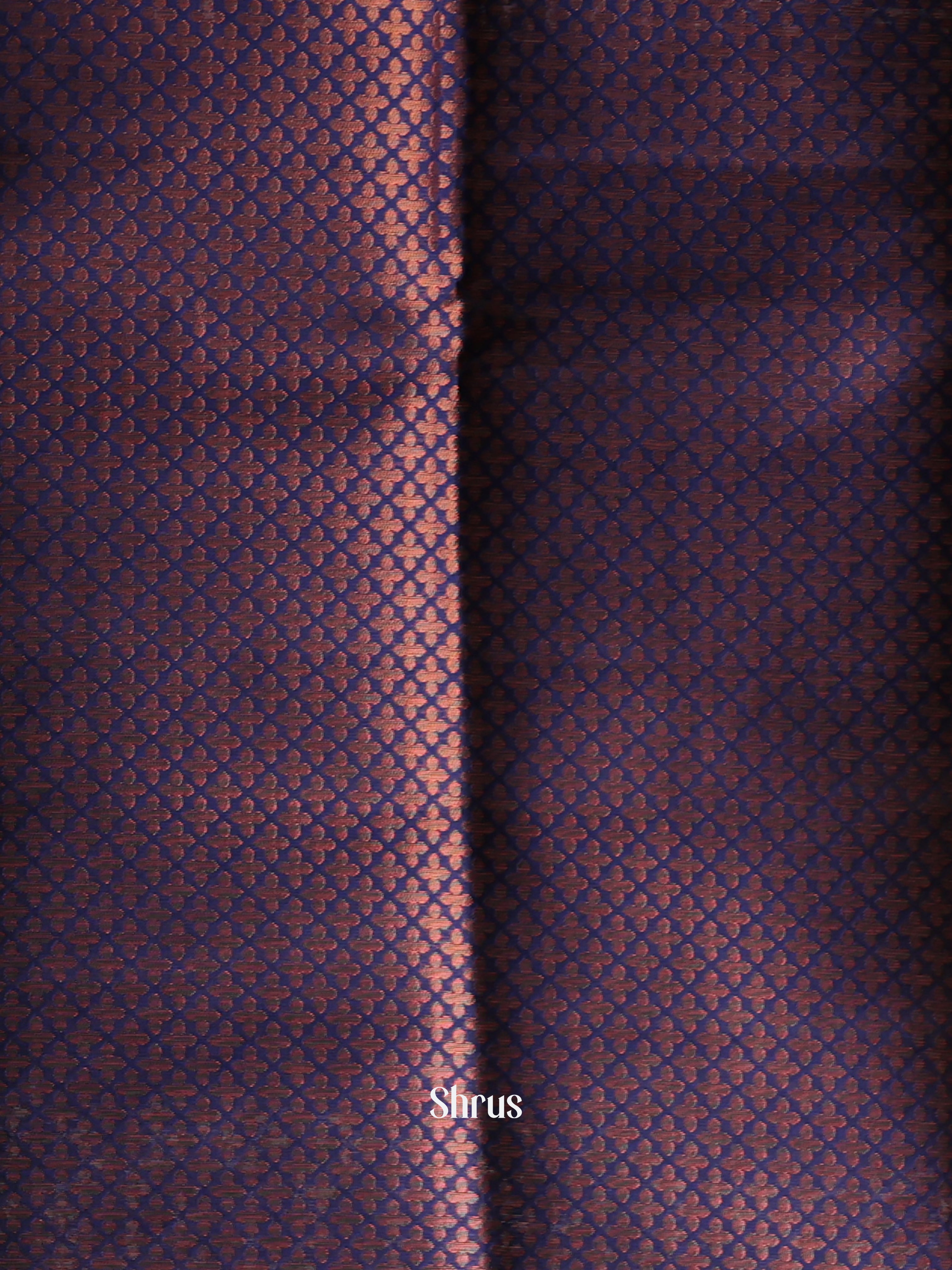 Pink & Blue - Semi Softsilk Saree - Shop on Shrus.com