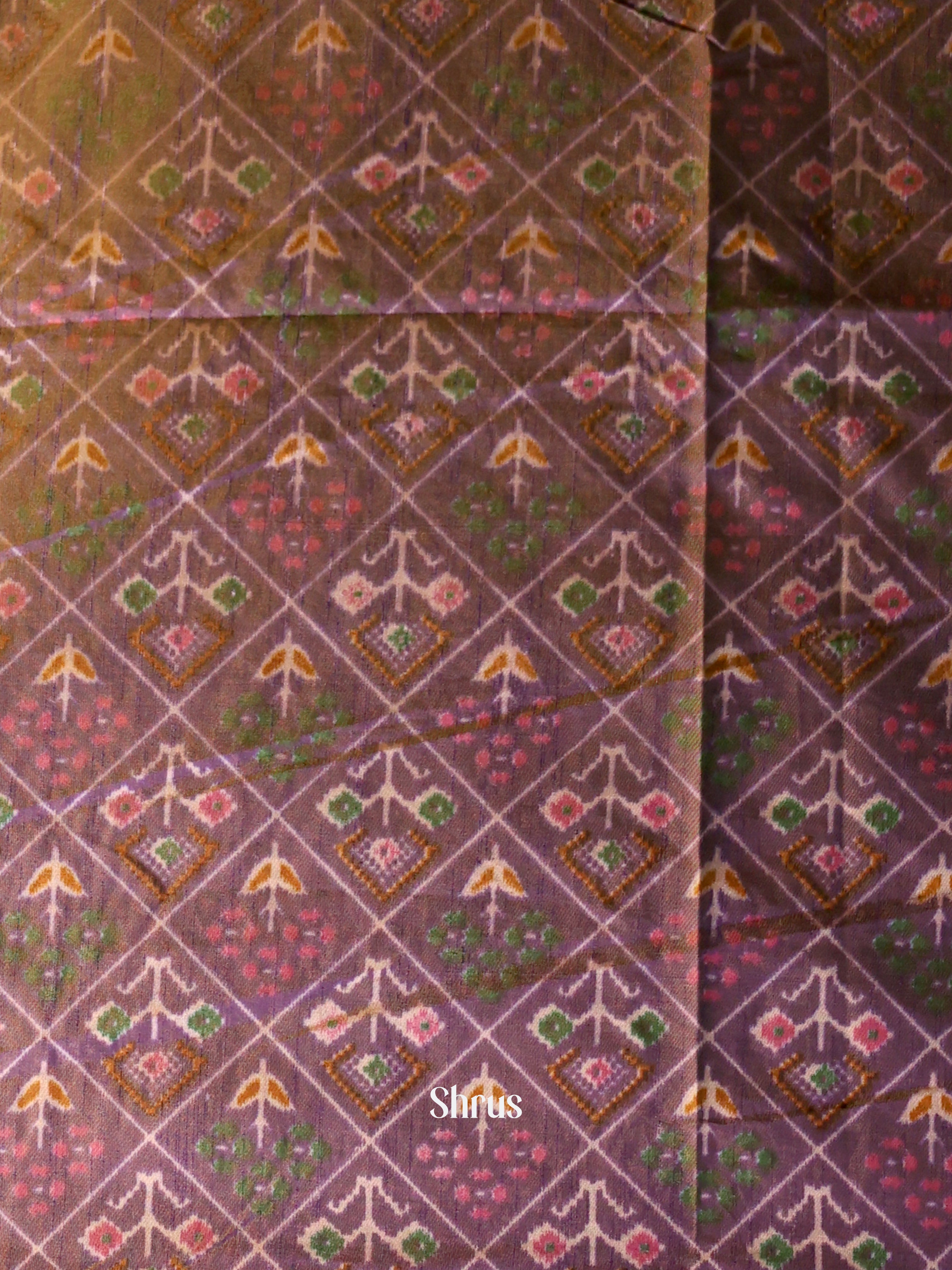 Double Shaded Purple & Pink - semi patola salwar - Shop on Shrus.com