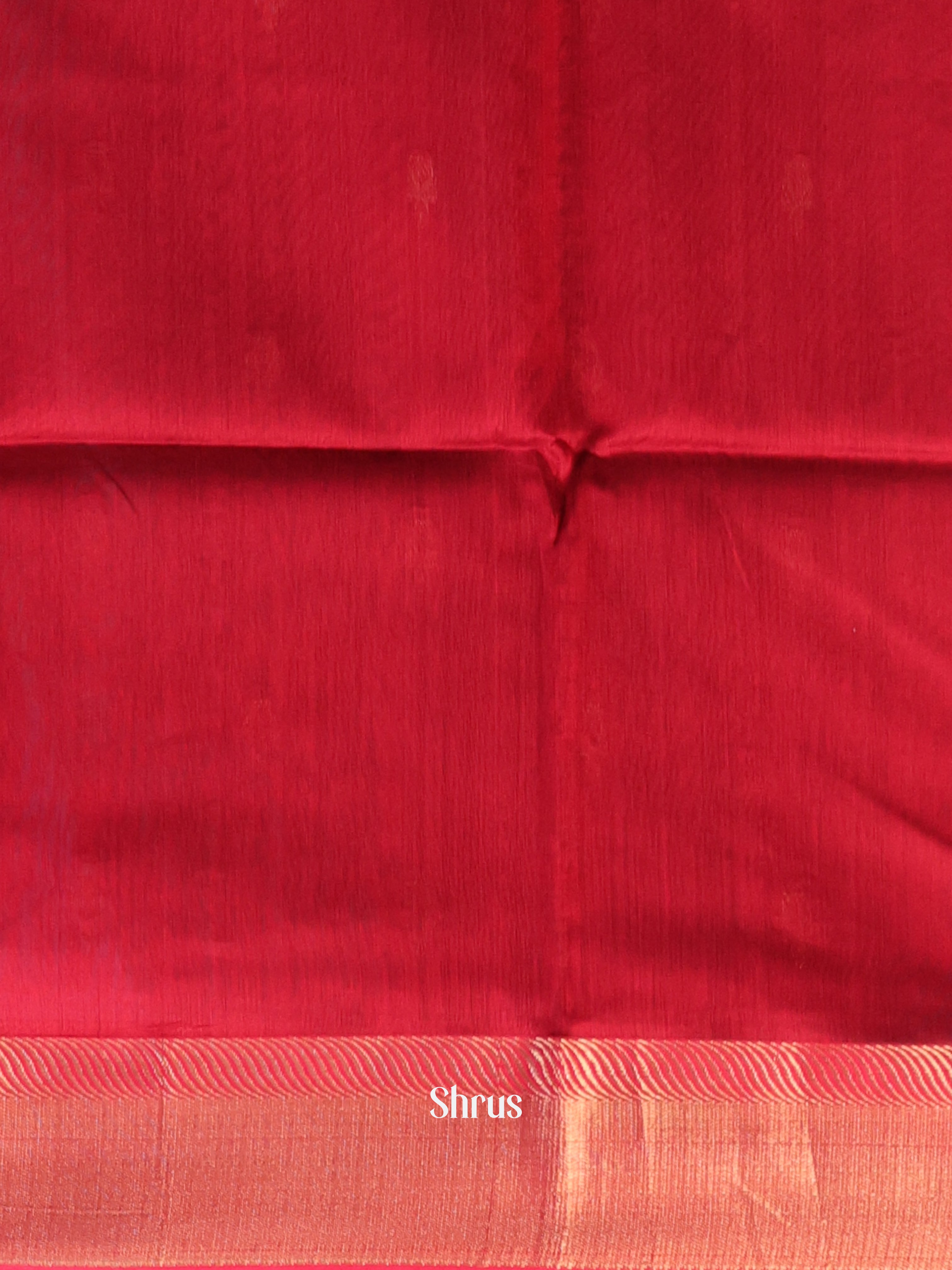 Black & Red- Maheshwari silkcotton Saree - Shop on Shrus.com