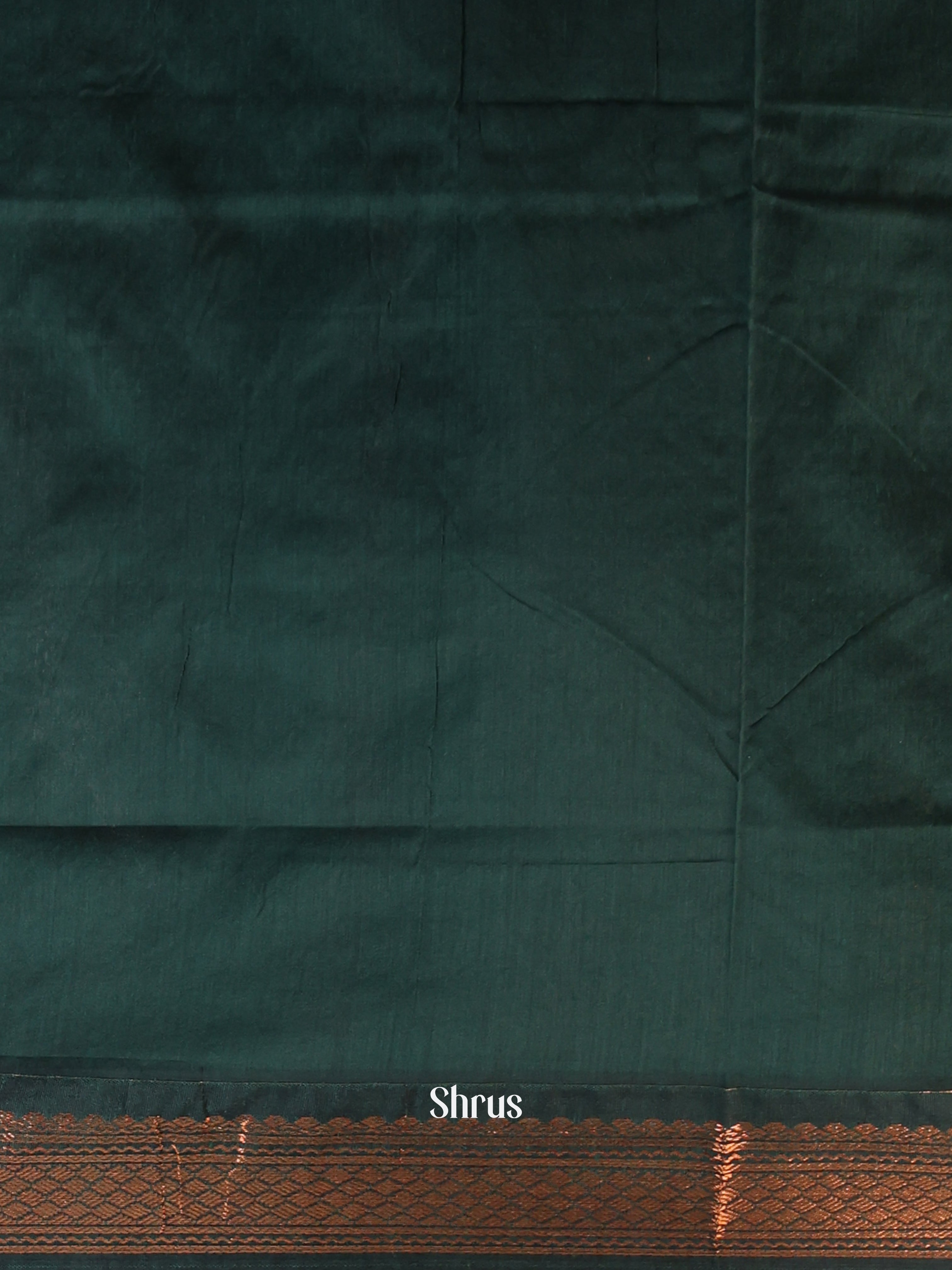 Orange & Green- Kalyani Cotton Saree - Shop on Shrus.com