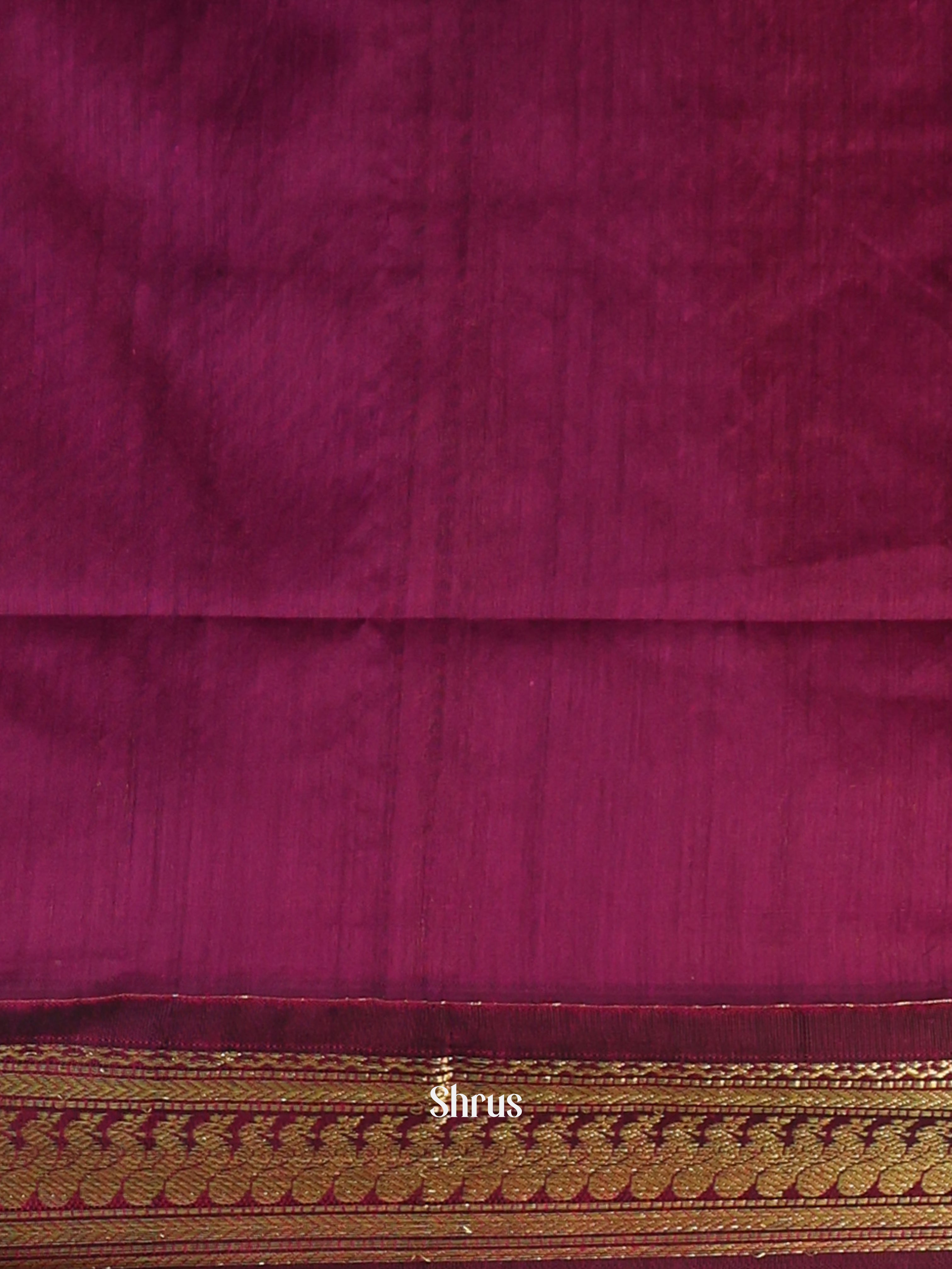 Green & Purple - Kalyani Cotton Saree - Shop on Shrus.com
