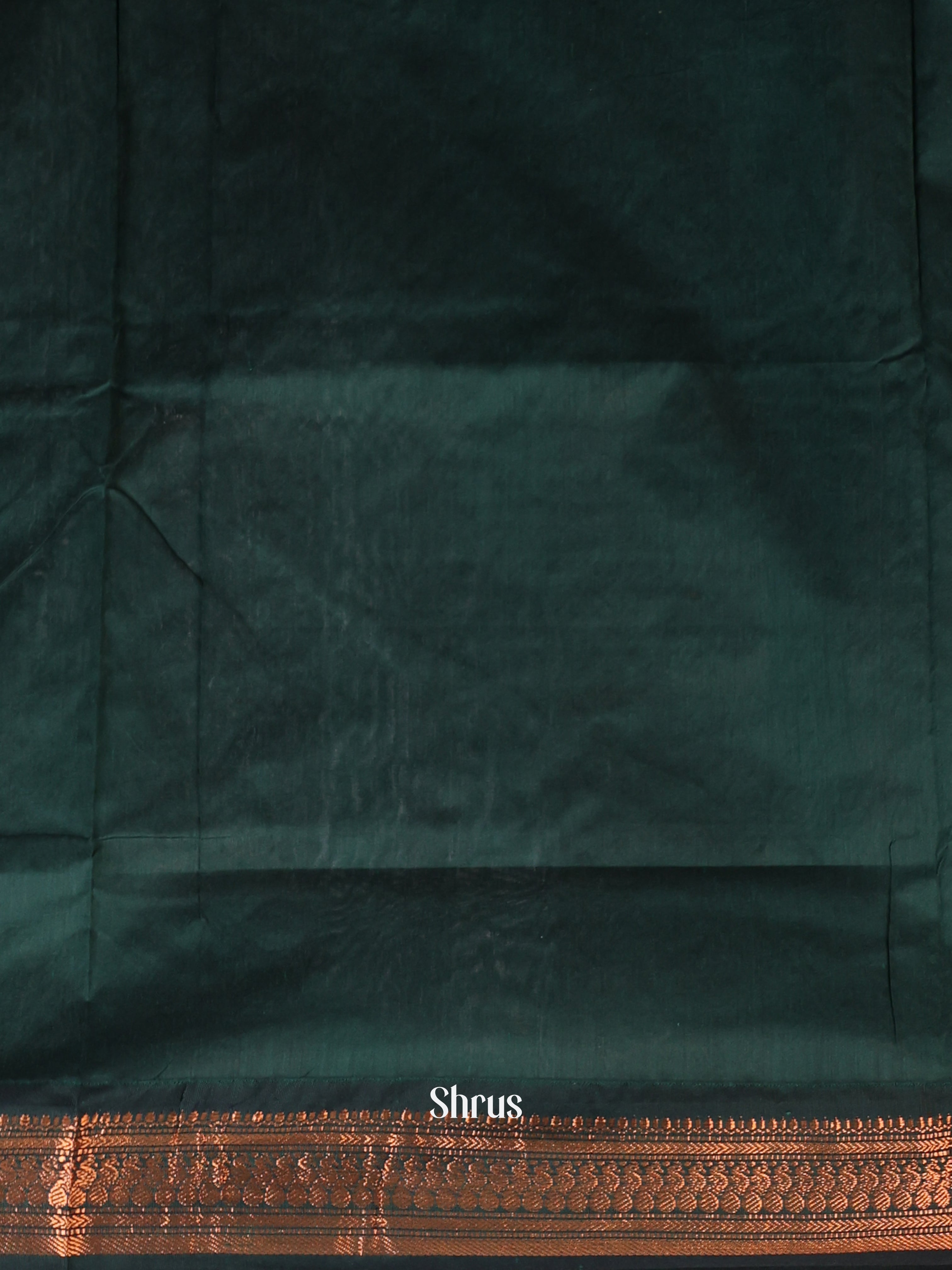Brick & Green - Kalyani Cotton Saree - Shop on Shrus.com
