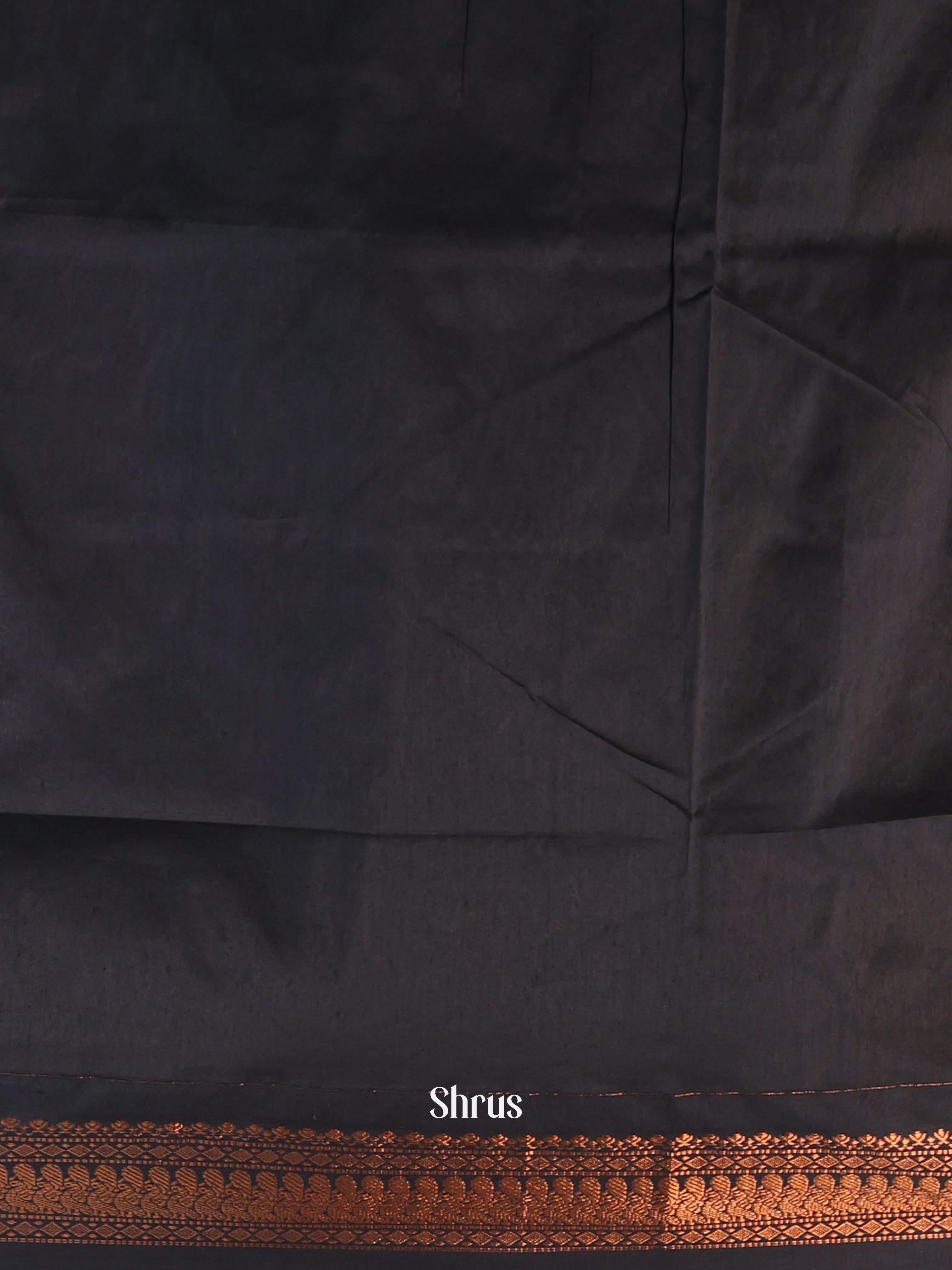 Maroon & Blue - Kalyani Cotton Saree - Shop on Shrus.com