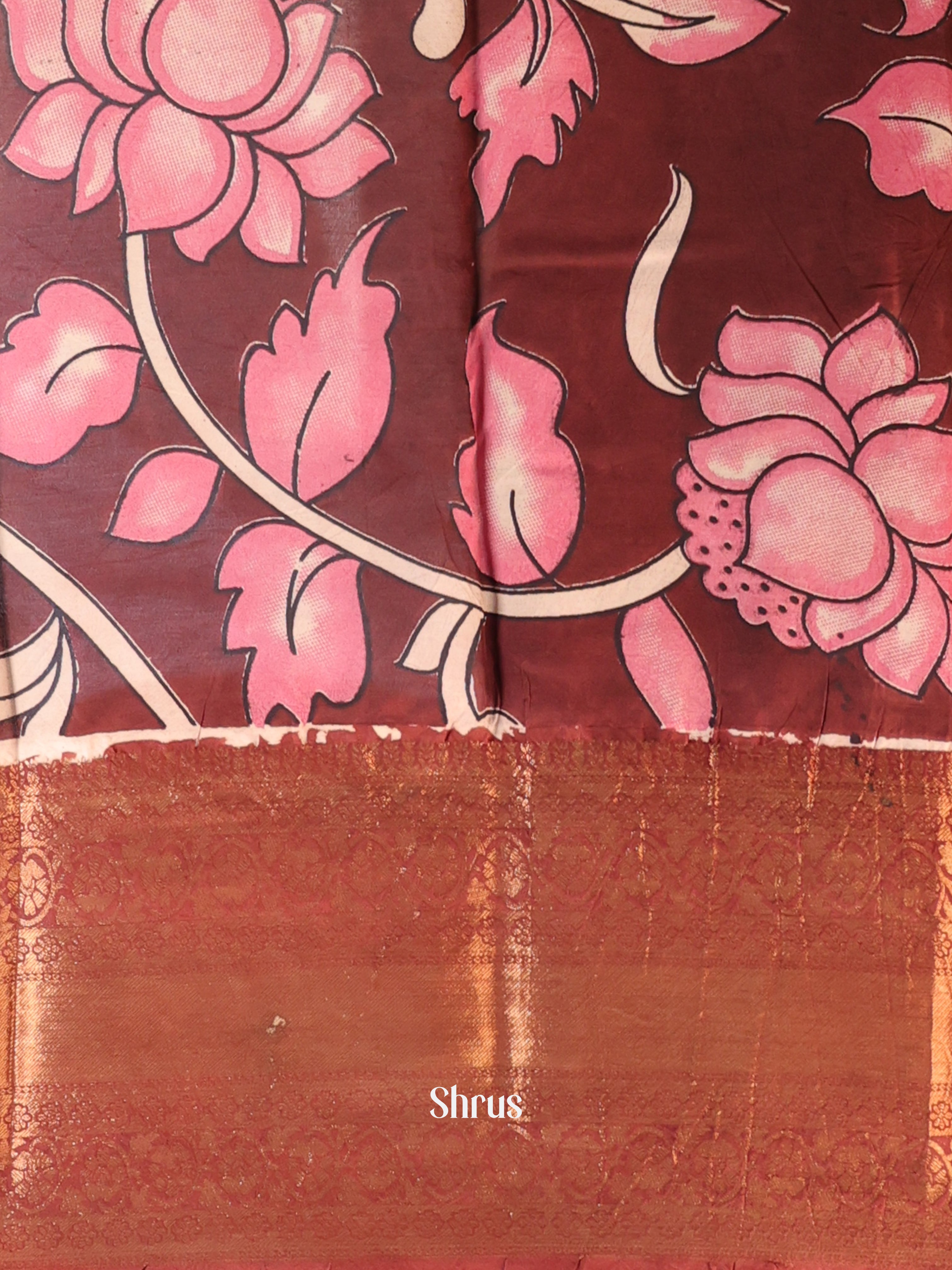 CKS08025 - Mangalagiri printed silkcotton Saree - Shop on Shrus.com