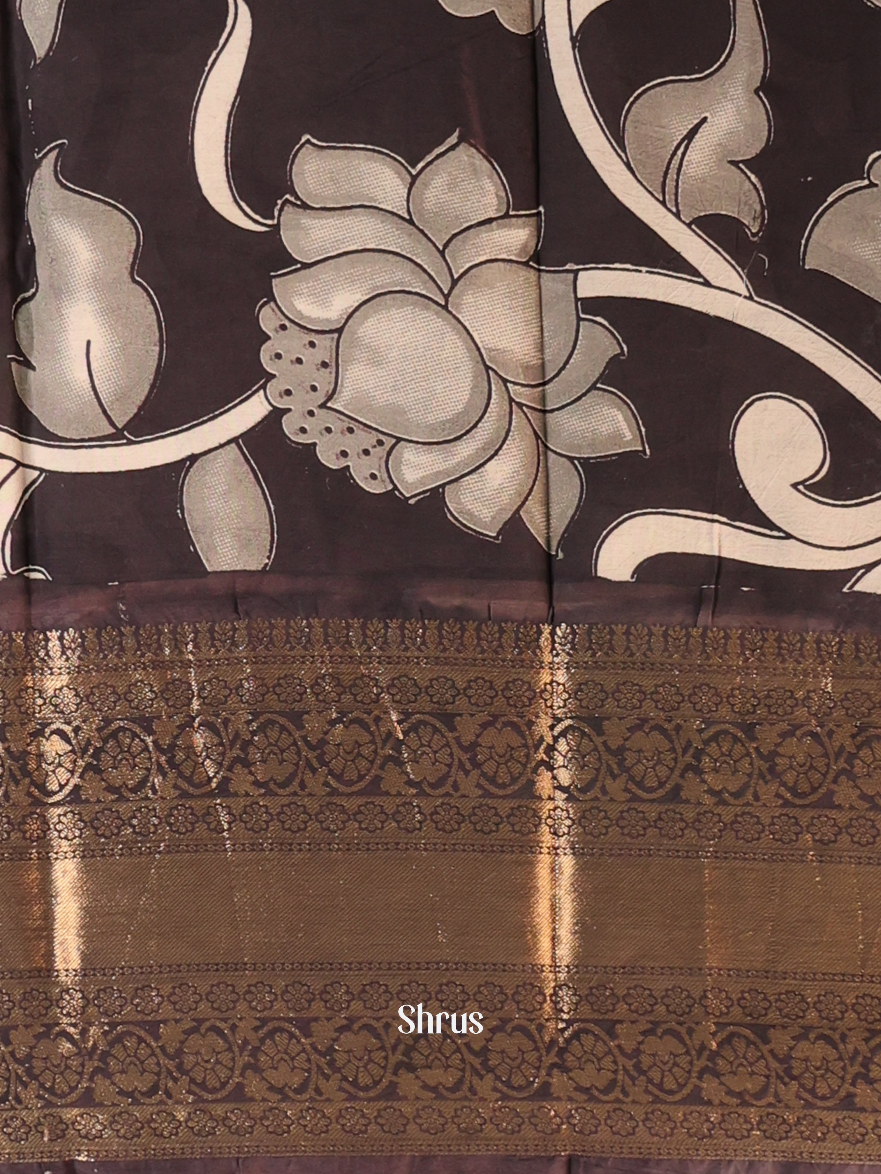 CKS08027 - Mangalagiri printed silkcotton Saree - Shop on Shrus.com