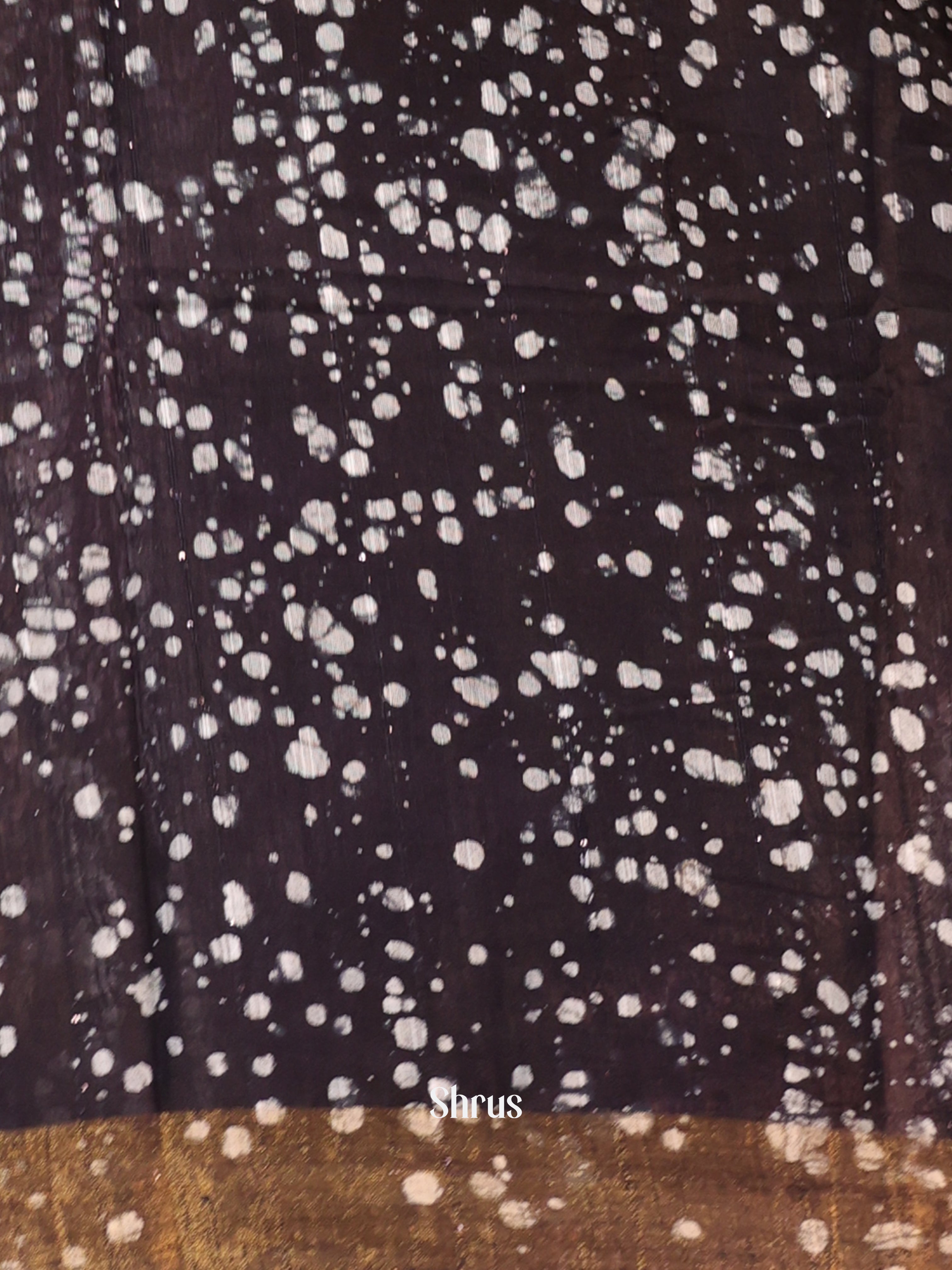 Black & purple - Chanderi Saree - Shop on Shrus.com