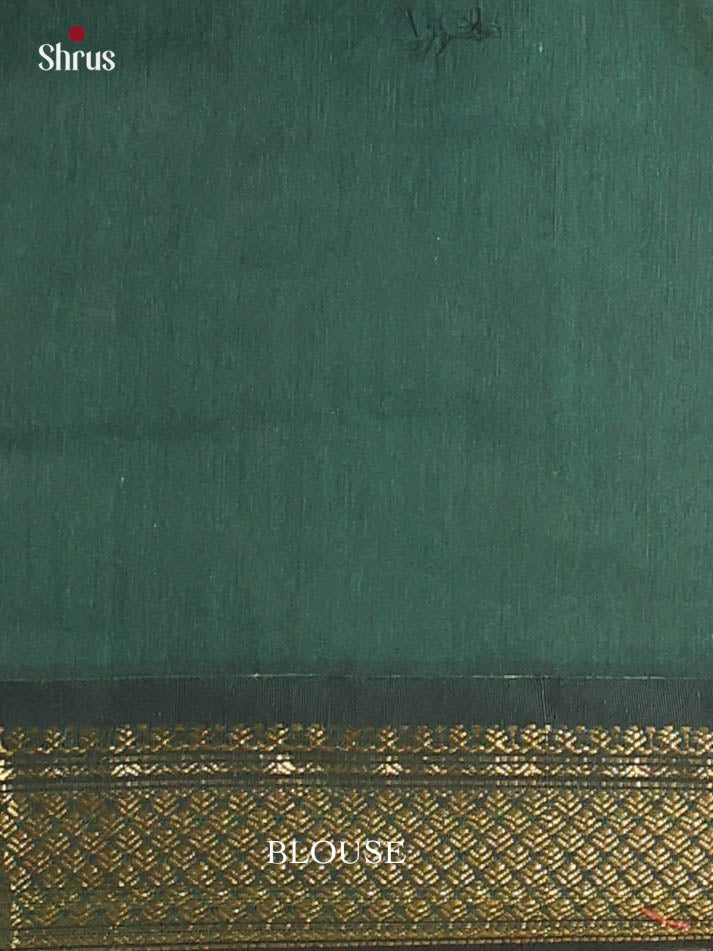 Orange & Green - Kalyani Cotton Saree - Shop on Shrus.com