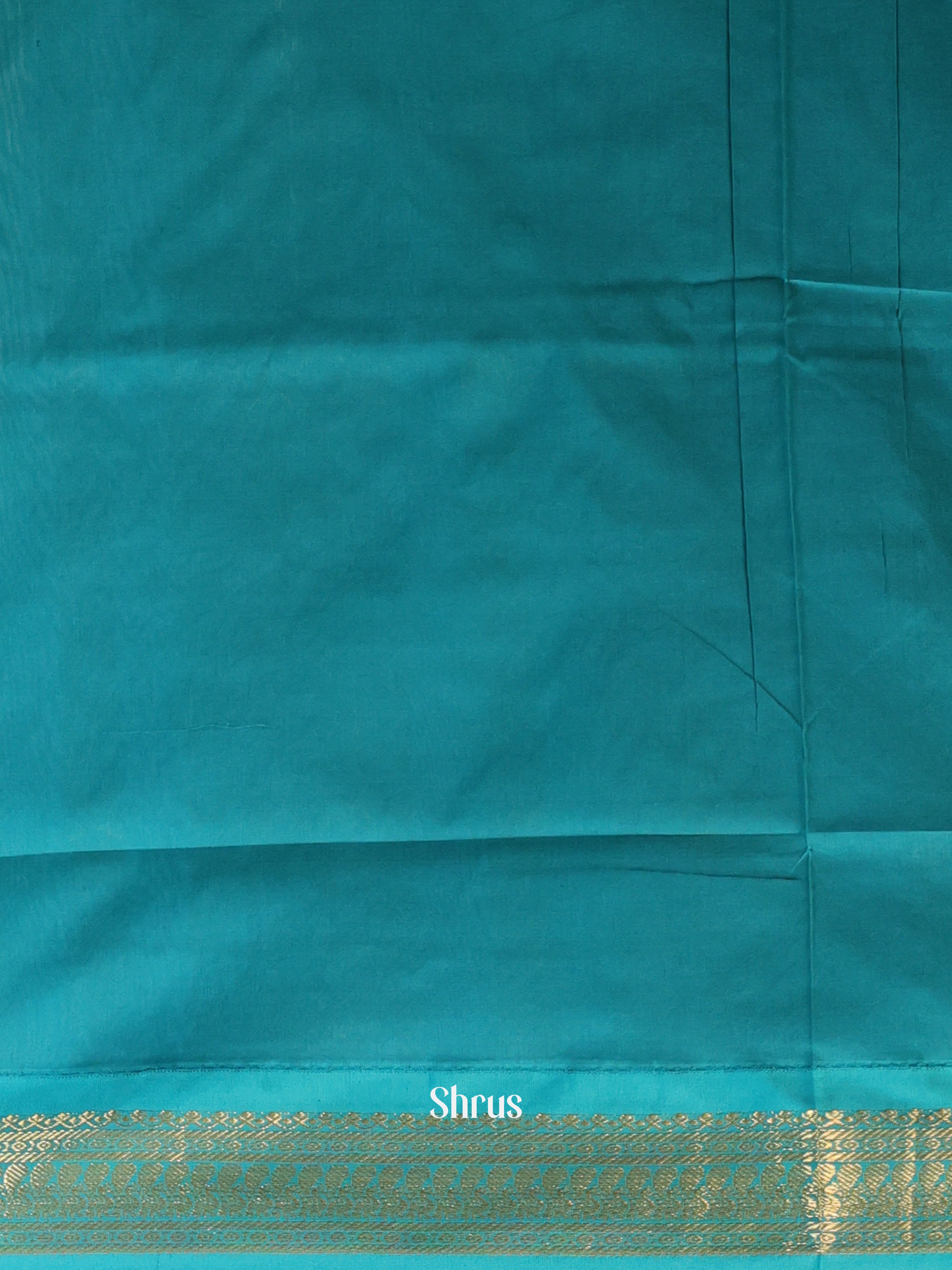 Lite Green & Green - Kalyani Cotton Saree - Shop on Shrus.com