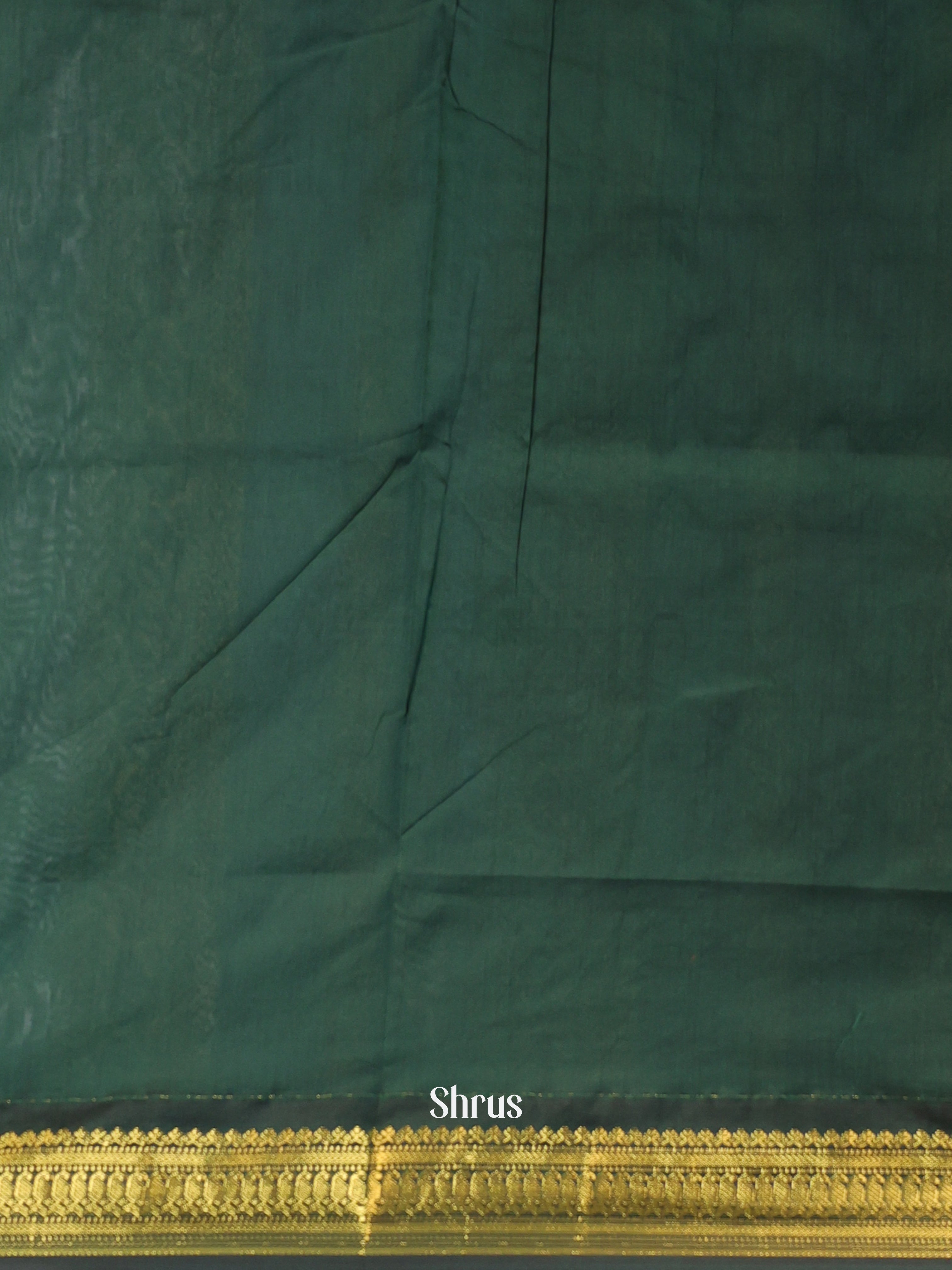Orange & Green- Kalyani Cotton Saree - Shop on Shrus.com