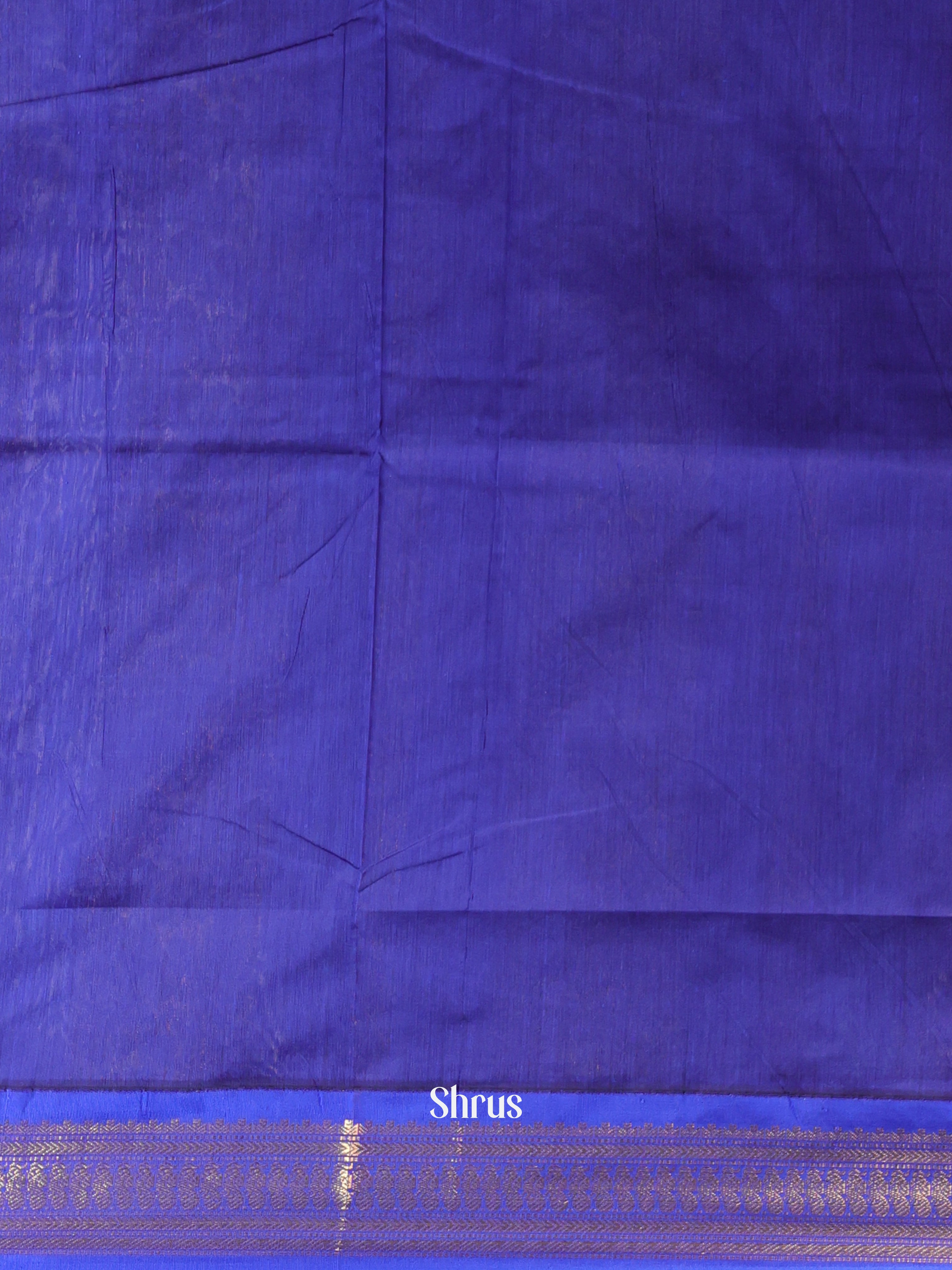 Green & Blue- Kalyani Cotton Saree - Shop on Shrus.com