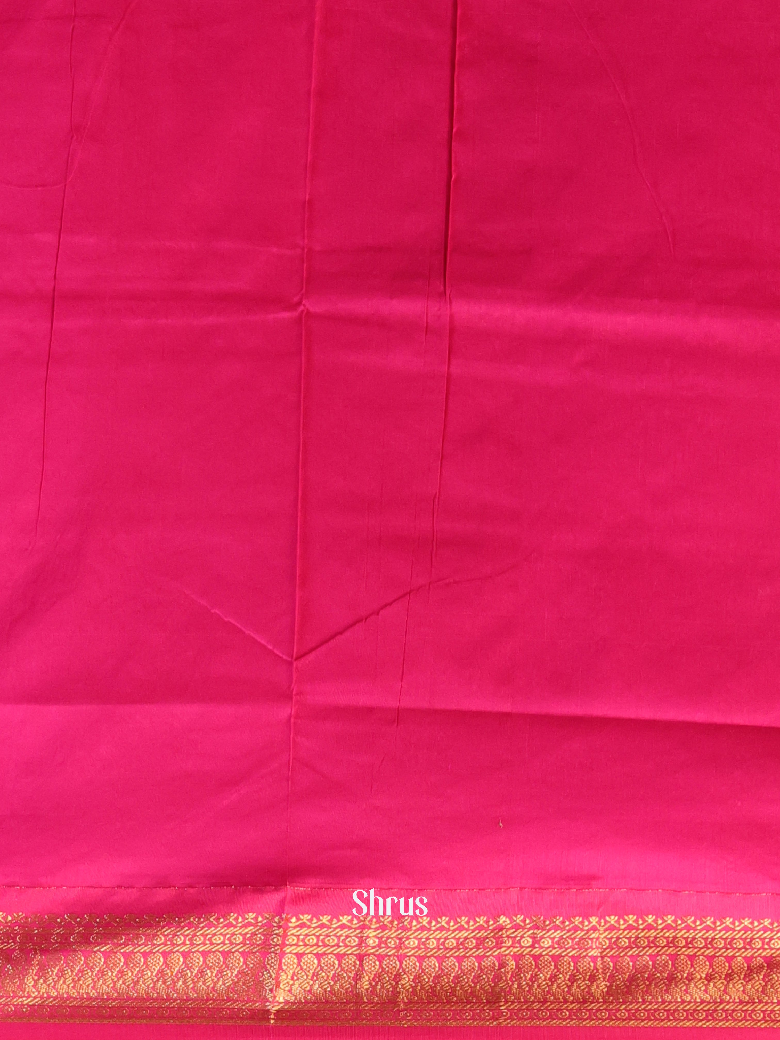 Yellow & Pink - Kalyani Cotton Saree - Shop on Shrus.com