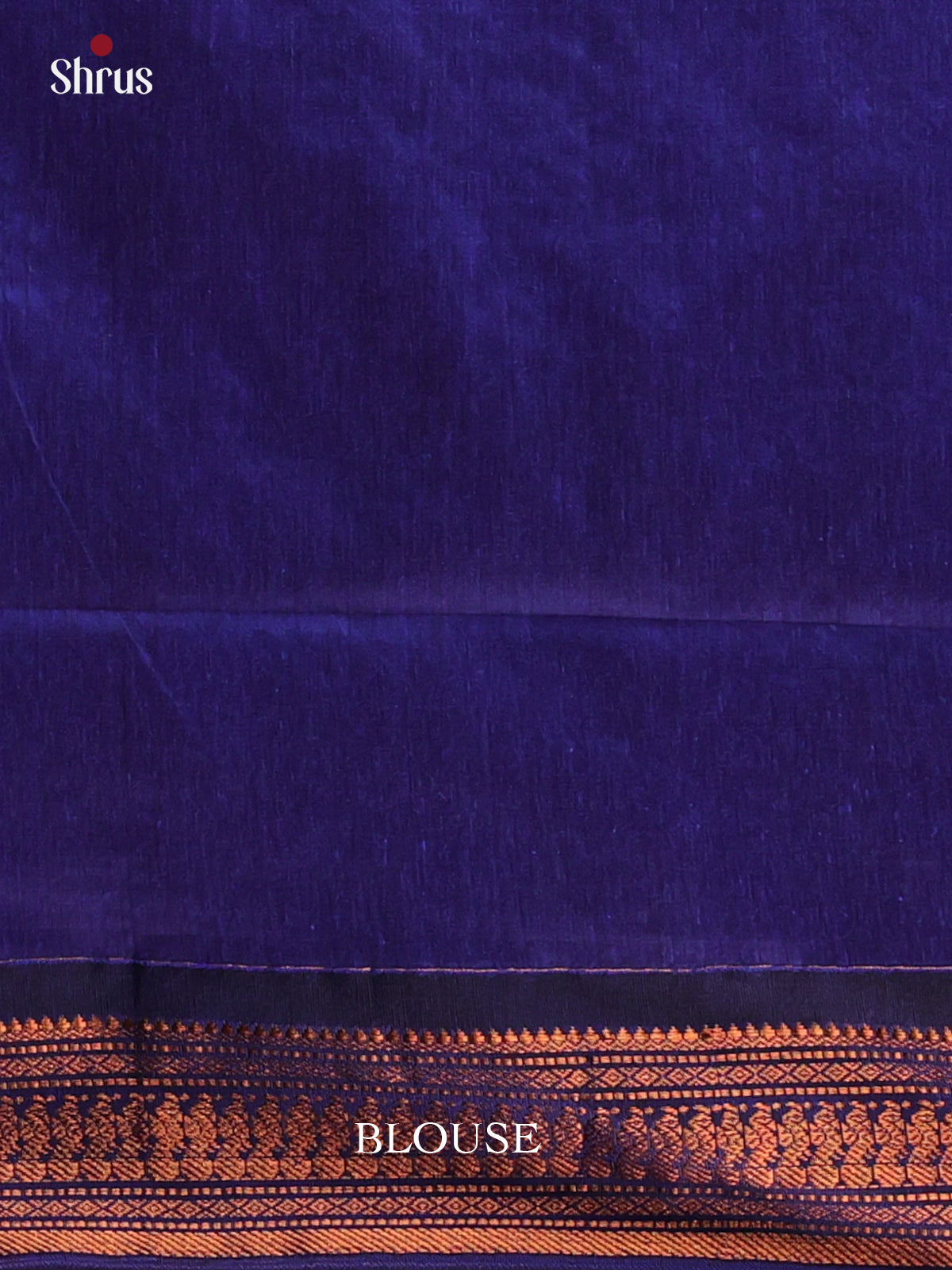 Pink & Blue - Kalyani Cotton Saree - Shop on Shrus.com