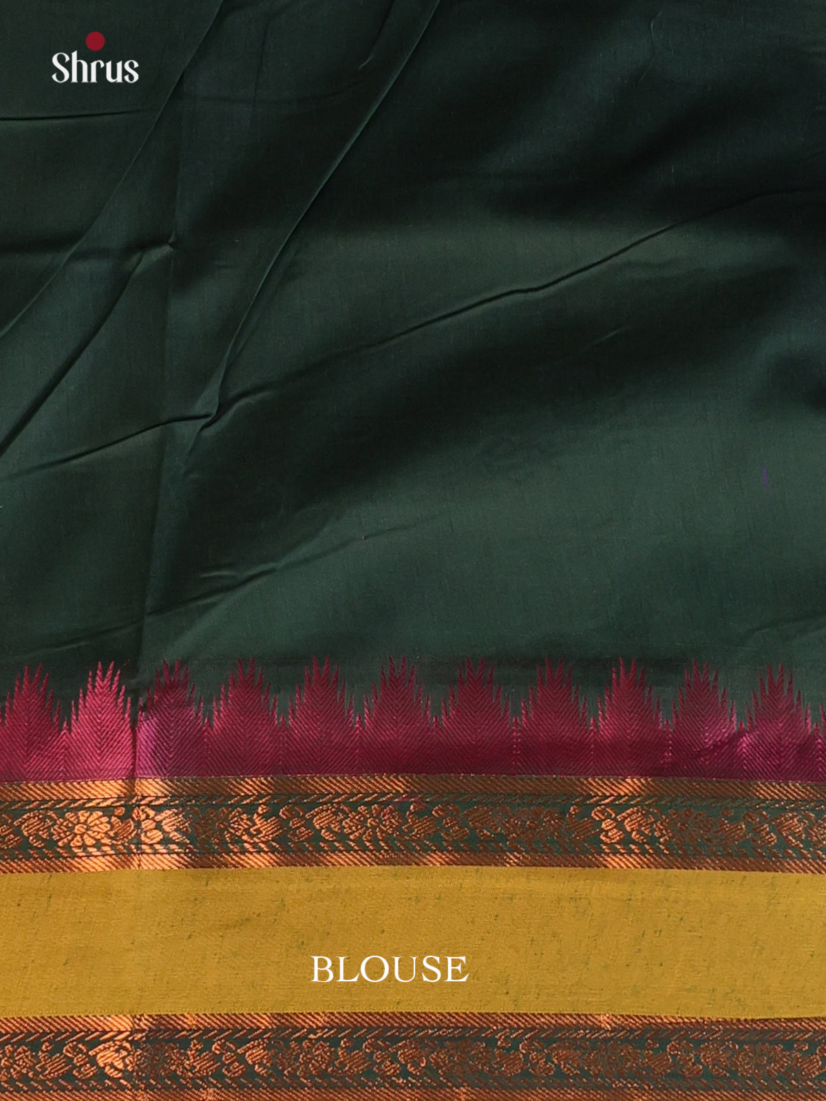 Majestic Purple Kalyani Cotton Saree With Rettapet Border Woven With Copper Zari - Shop on Shrus.com