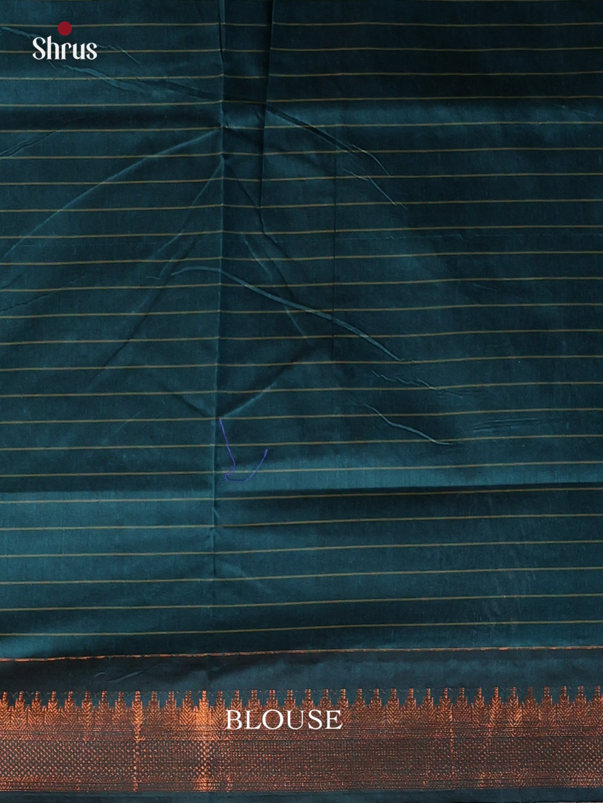 Blue - Kalyani Cotton Saree - Shop on Shrus.com