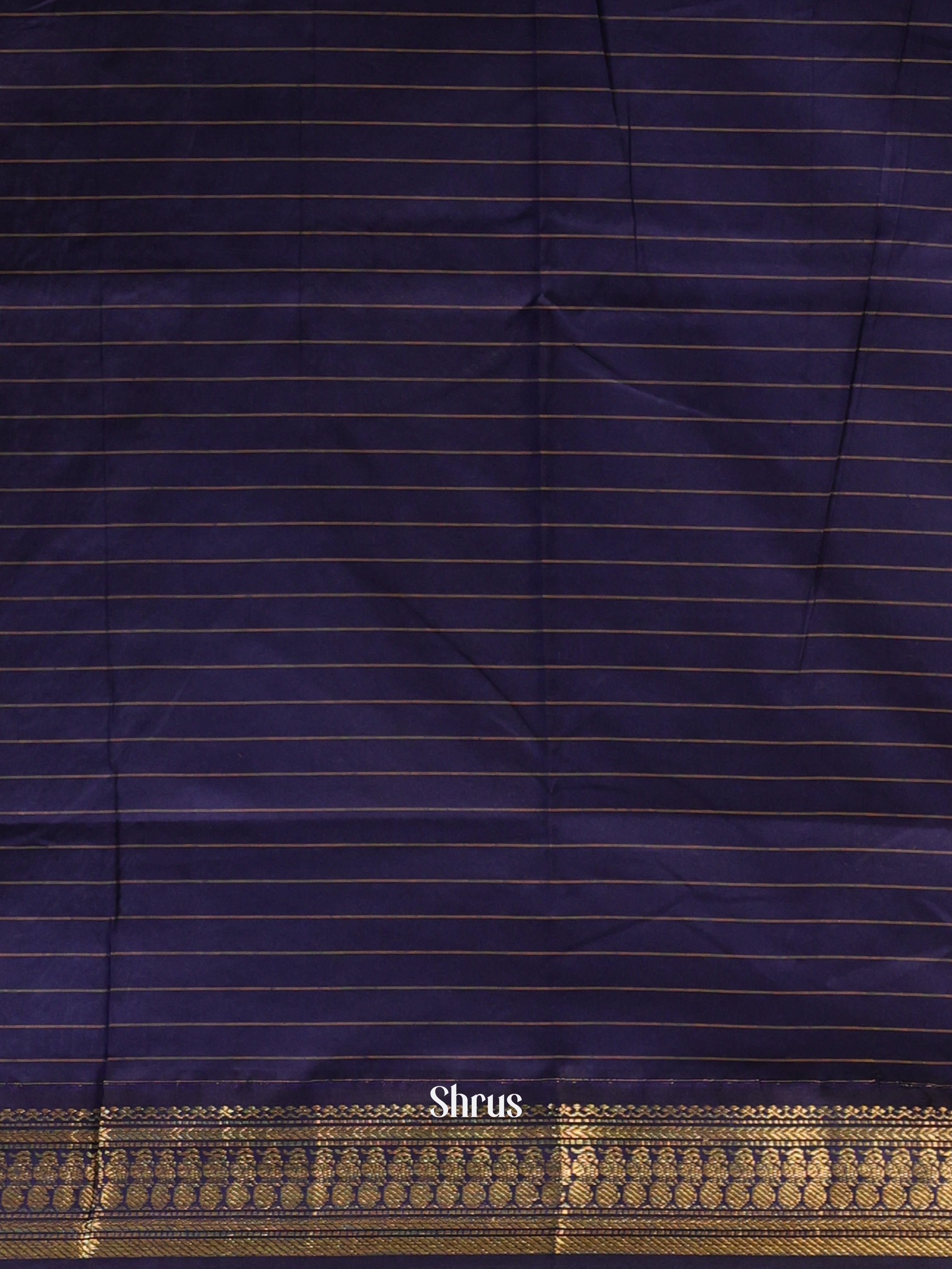 Mustard & Blue - Kalyani Cotton Saree - Shop on Shrus.com