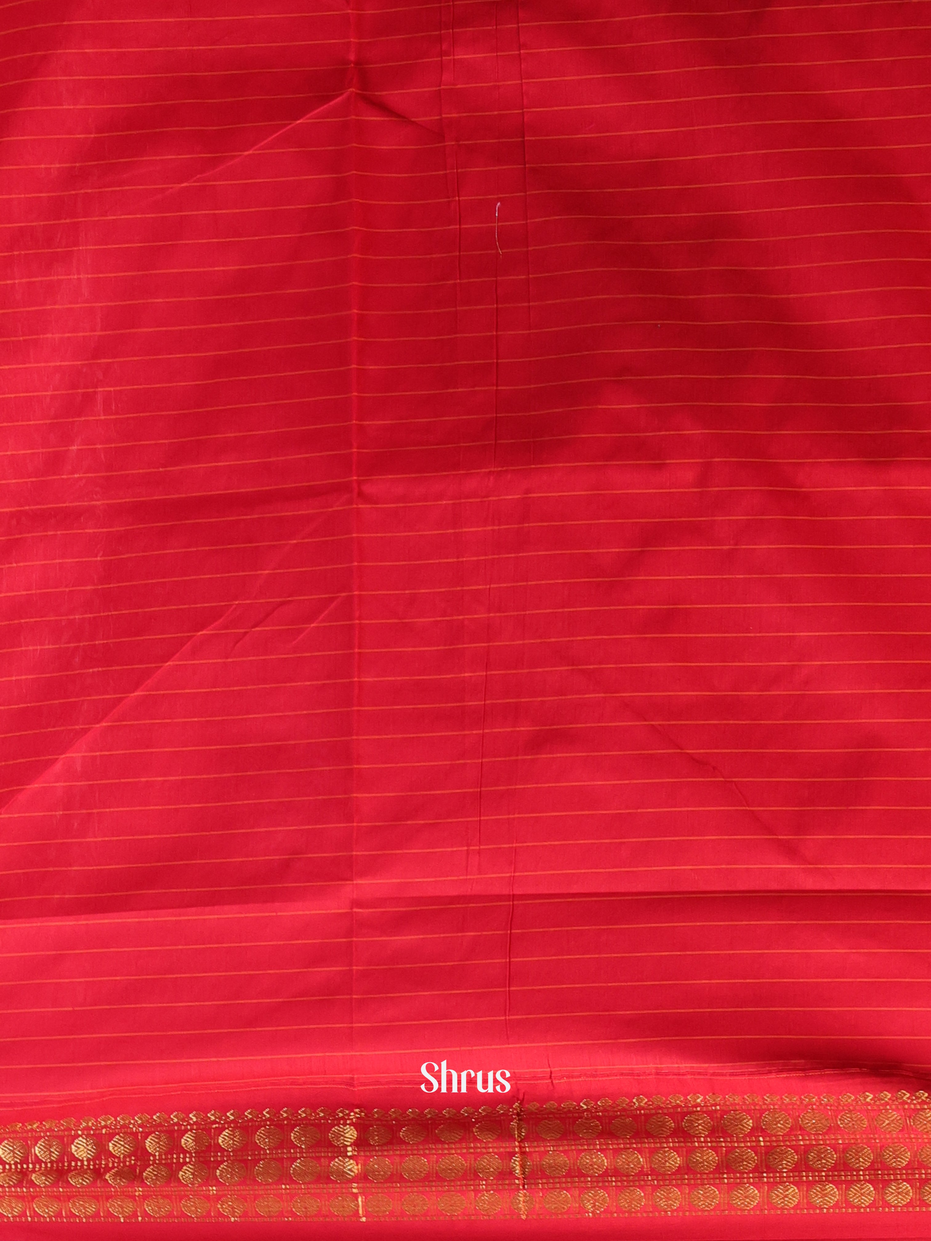 Yellow & Red- Kalyani Cotton Saree - Shop on Shrus.com