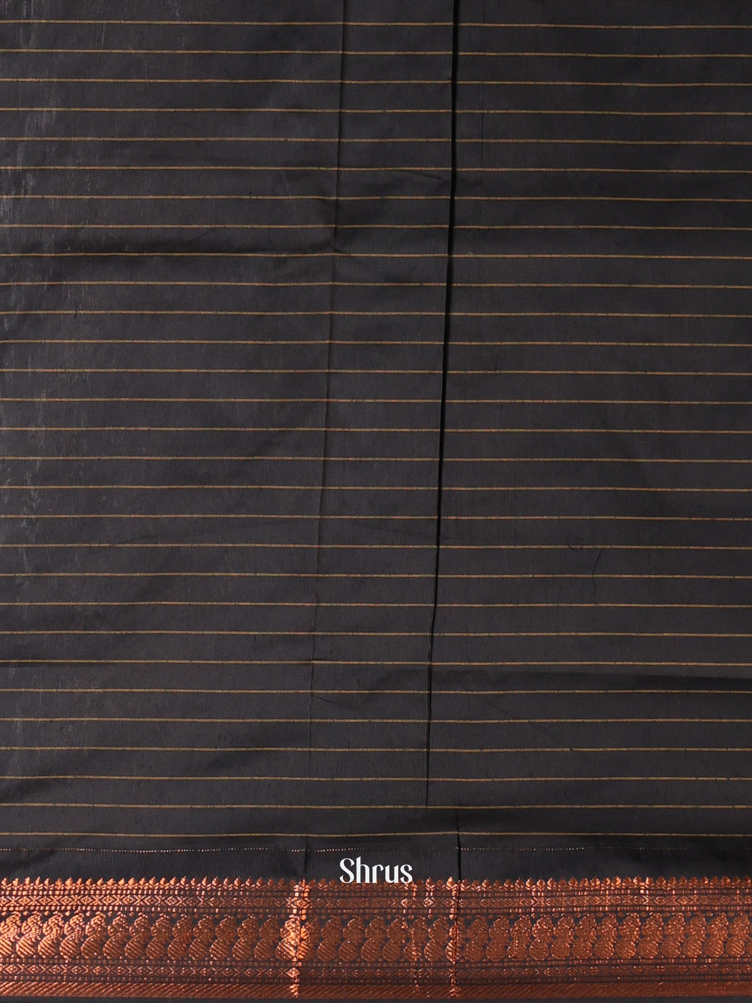 Green & Black - Kalyani Cotton Saree - Shop on Shrus.com