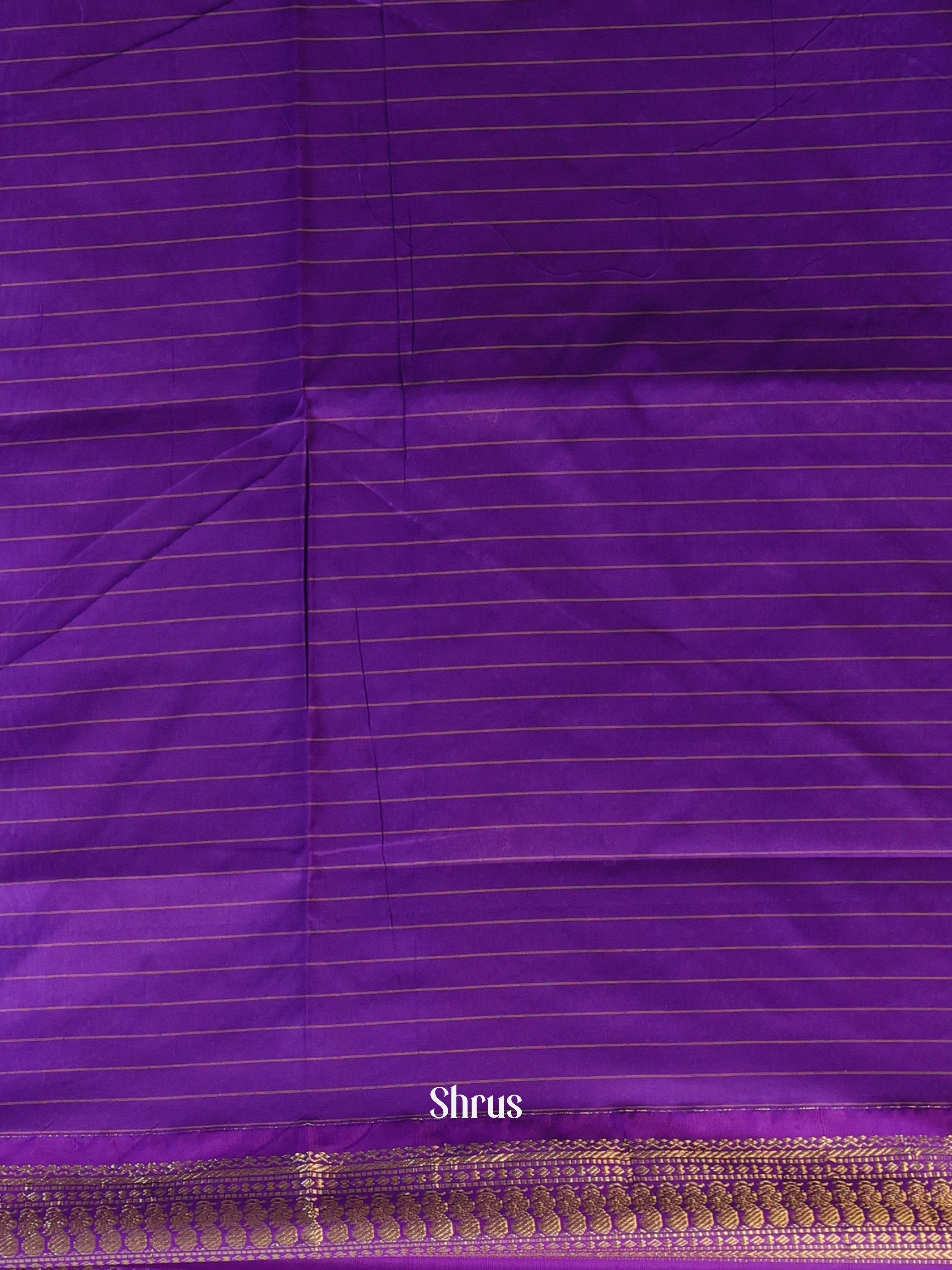 Green & Violet - Kalyani Cotton Saree - Shop on Shrus.com