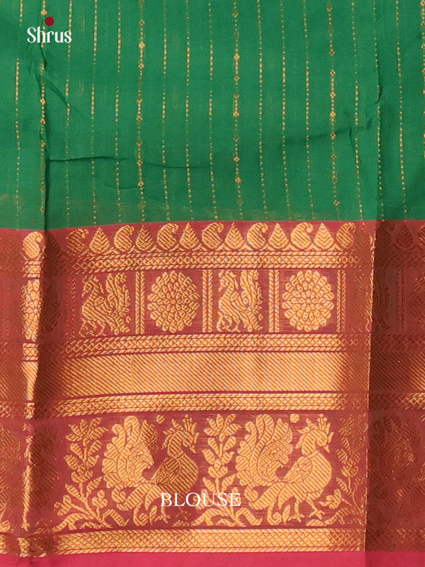 Green & Maroon - Chettinad Cotton - Shop on Shrus.com