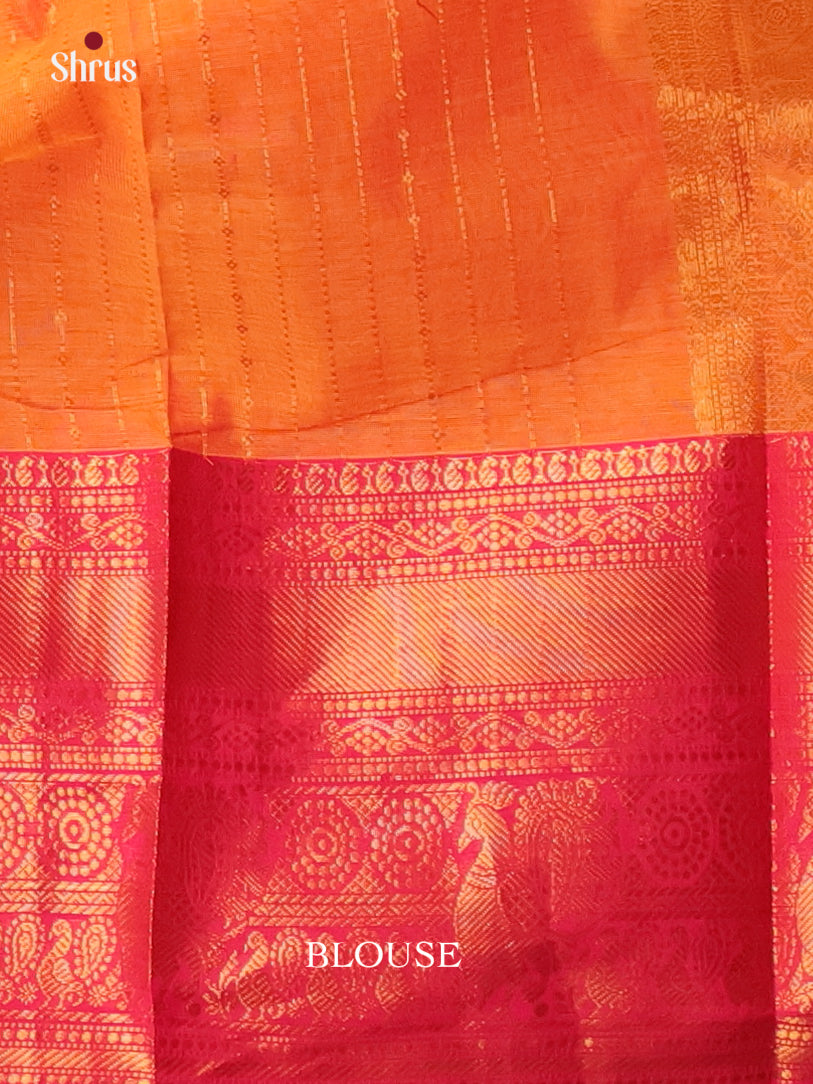 Orange & Pink - Chettinad Cotton - Shop on Shrus.com