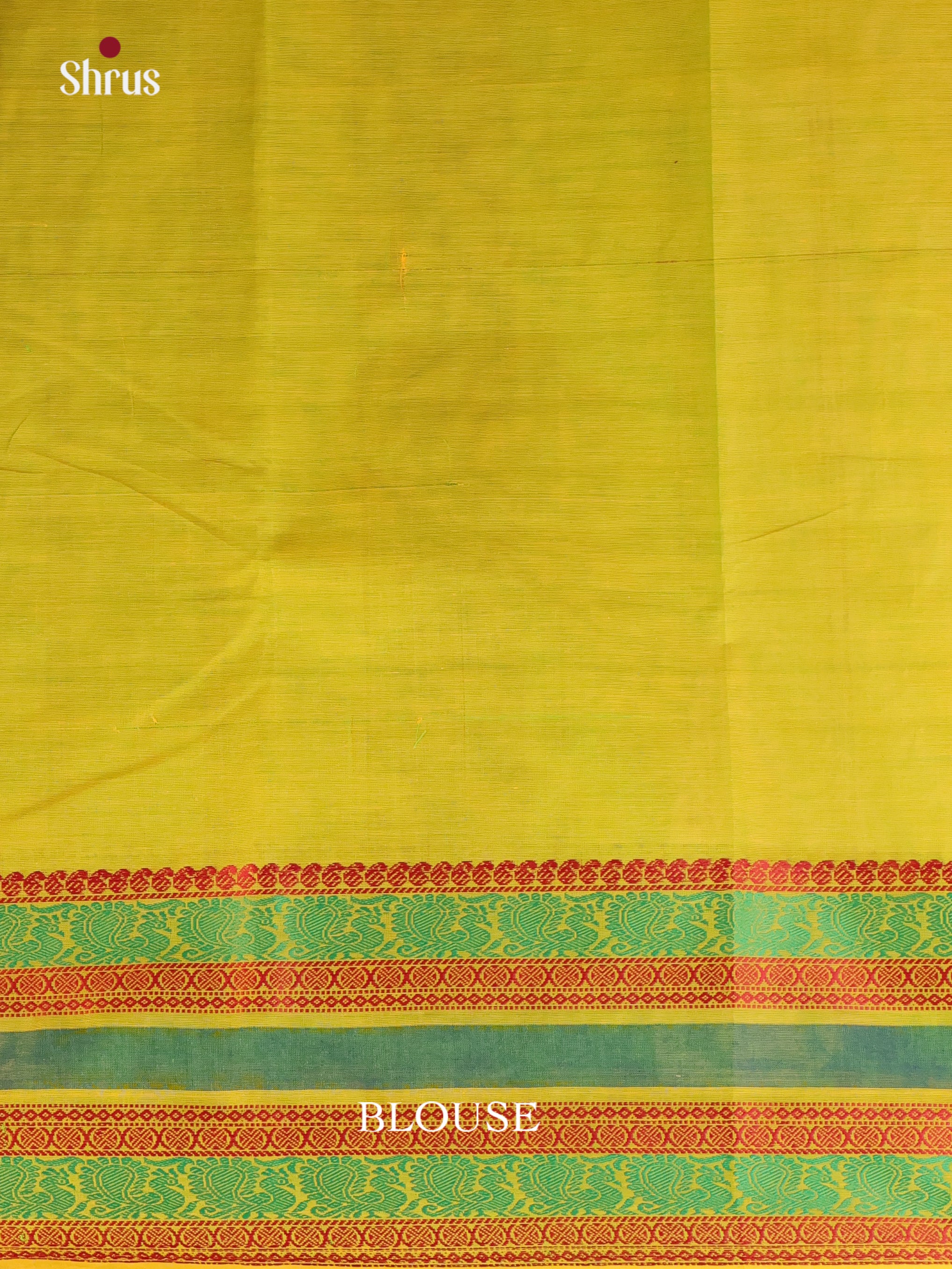 Green- Chettinad Cotton Saree - Shop on Shrus.com