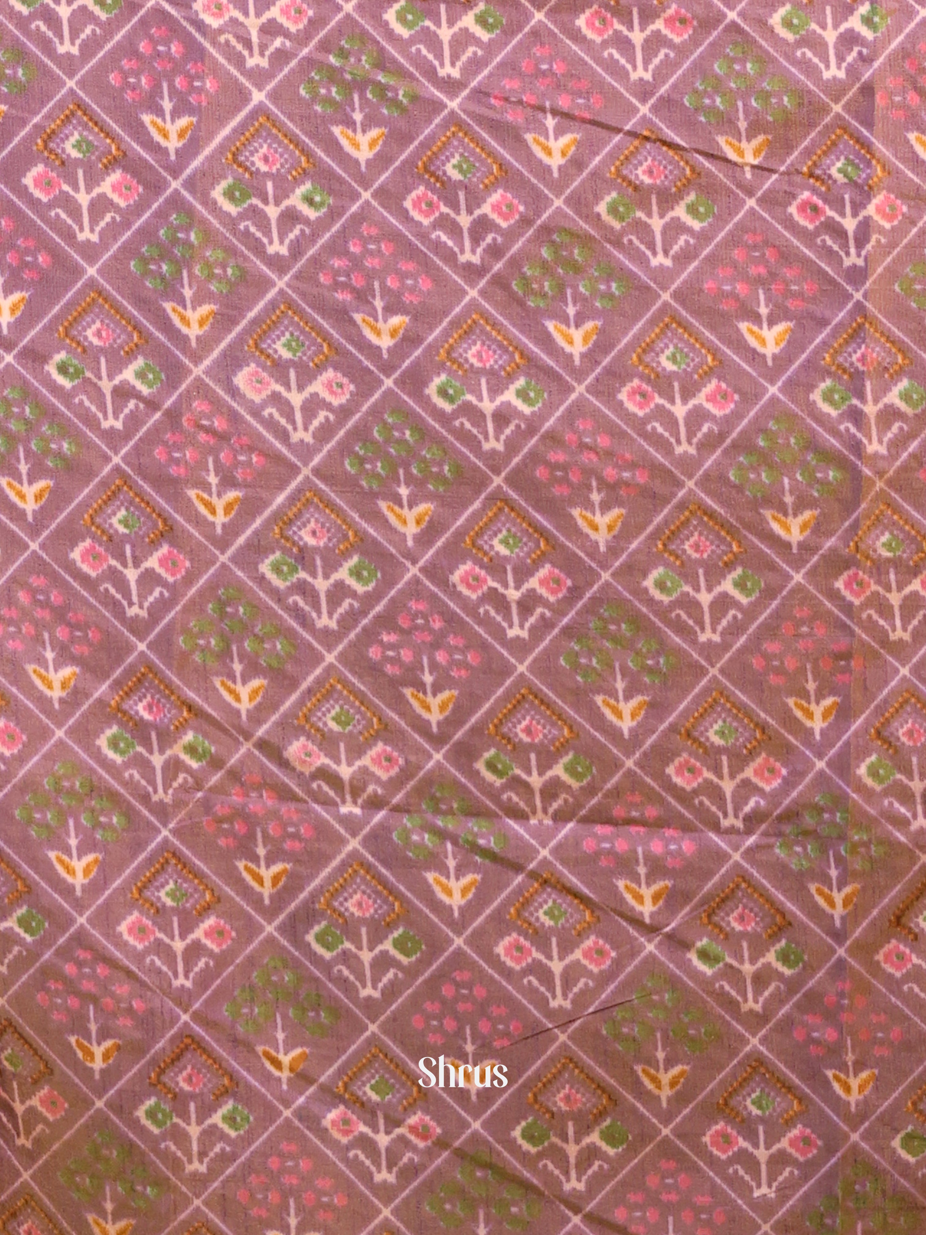 Purple & Pink - semi patola salwar - Shop on Shrus.com