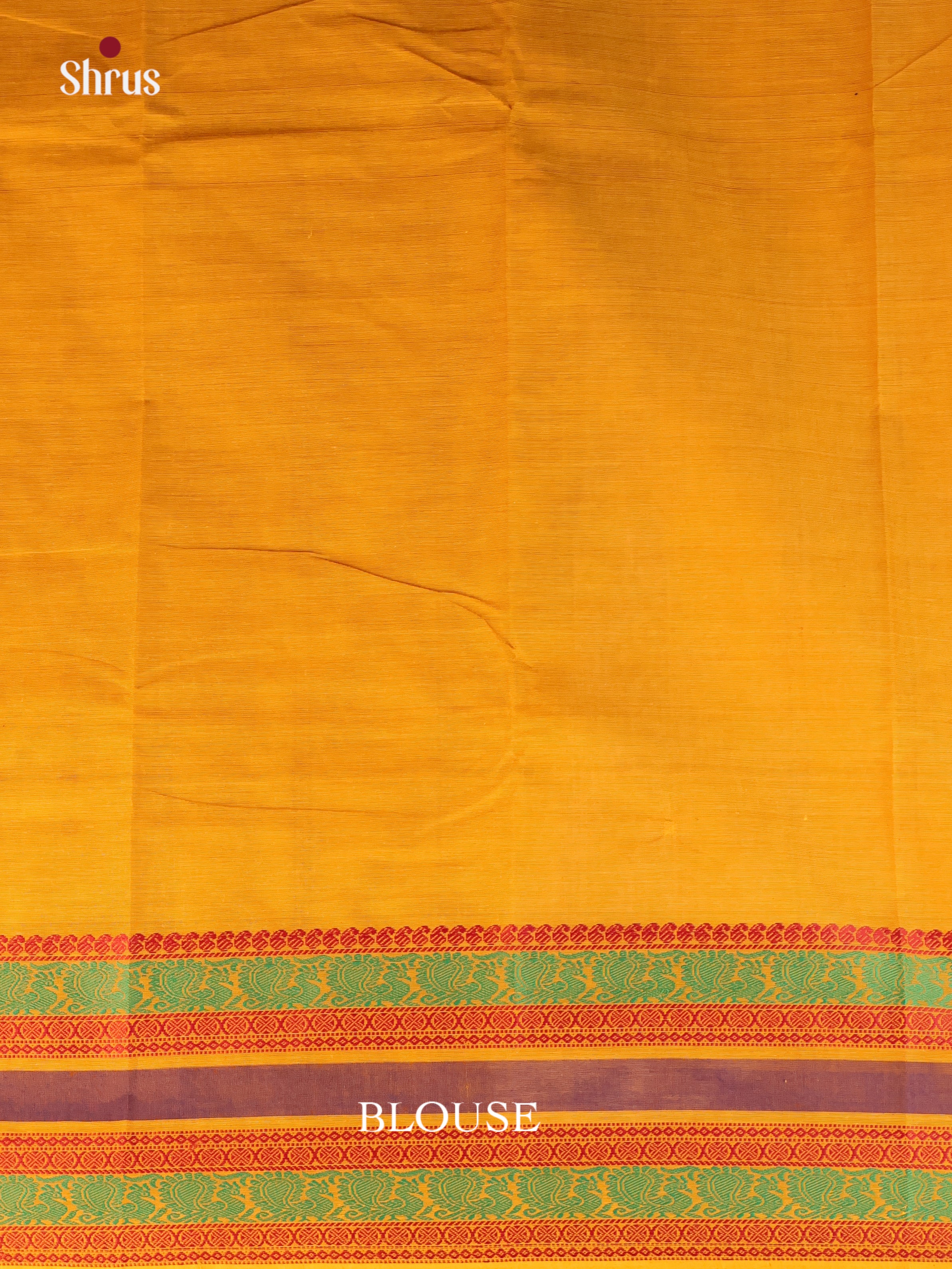 Mustard - Chettinad Cotton Saree - Shop on Shrus.com