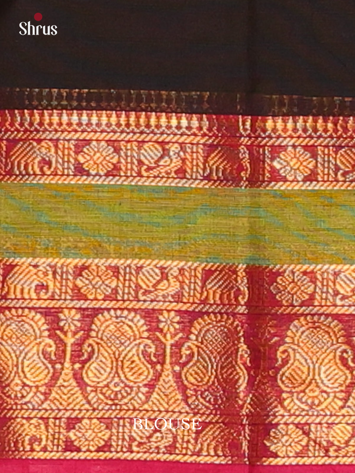 Black & Green - Chettinad Cotton Saree - Shop on Shrus.com