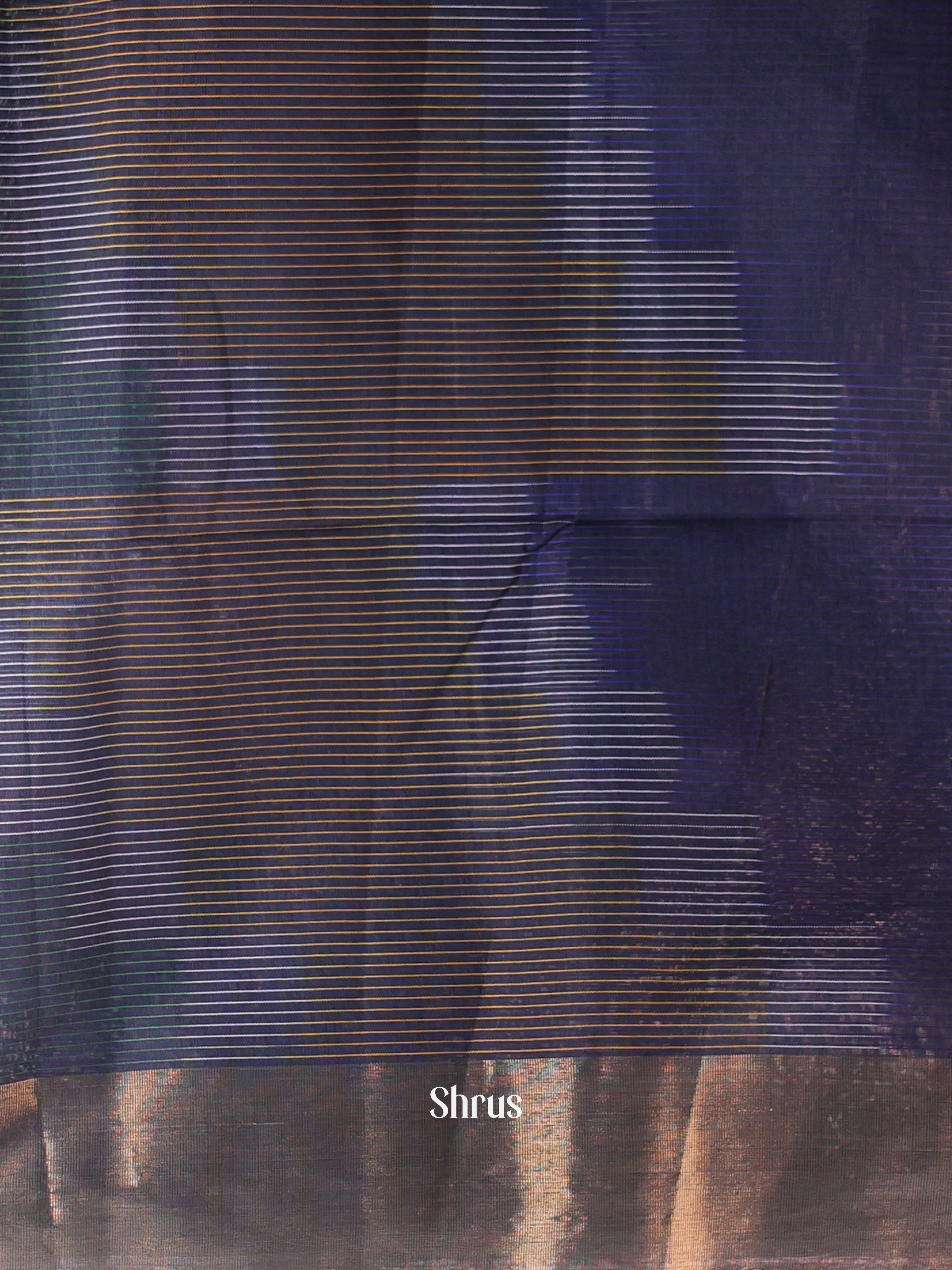 Violet - Ikkat Kora Saree - Shop on Shrus.com