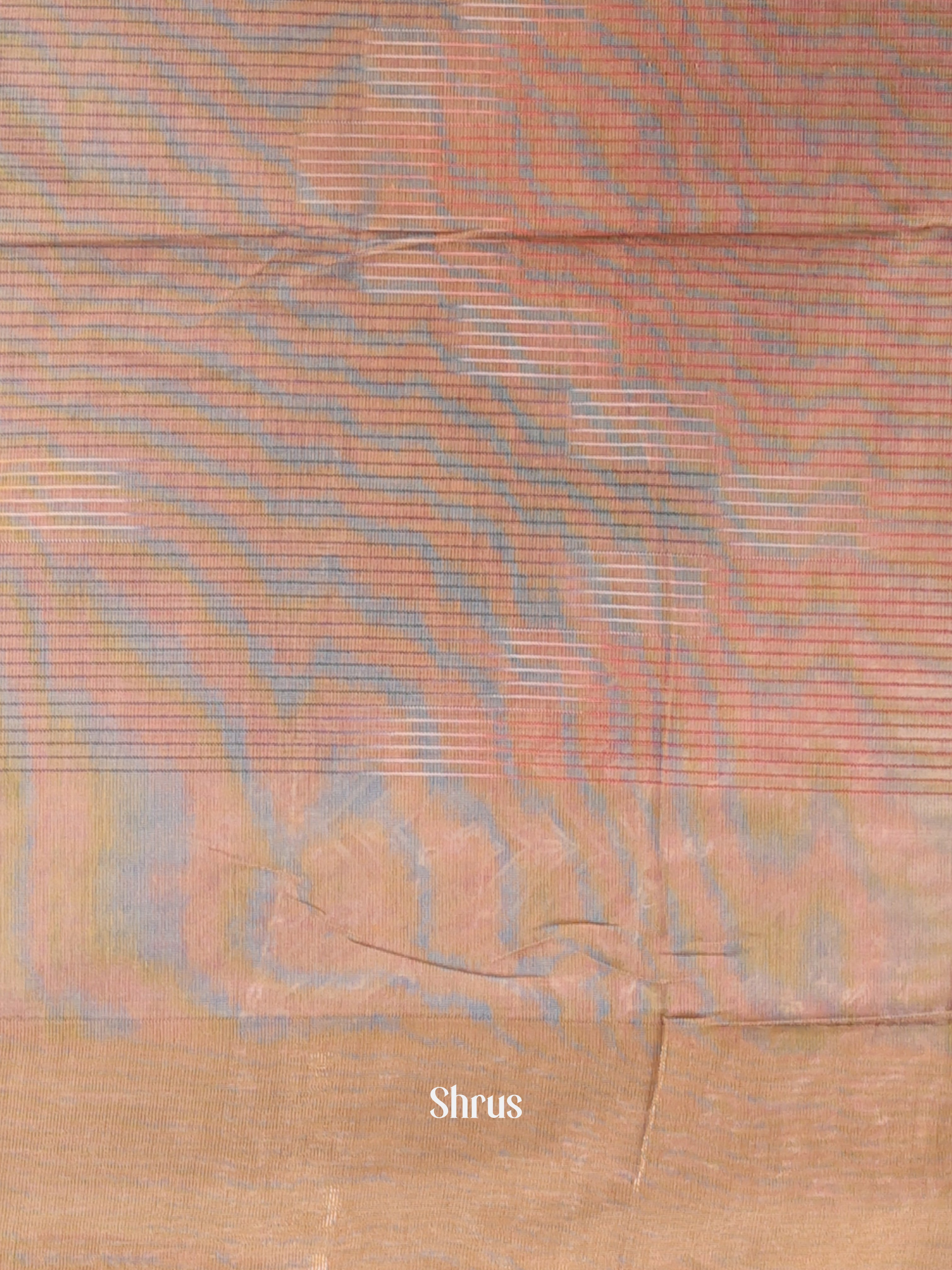 Green - Ikkat Kora Saree - Shop on Shrus.com