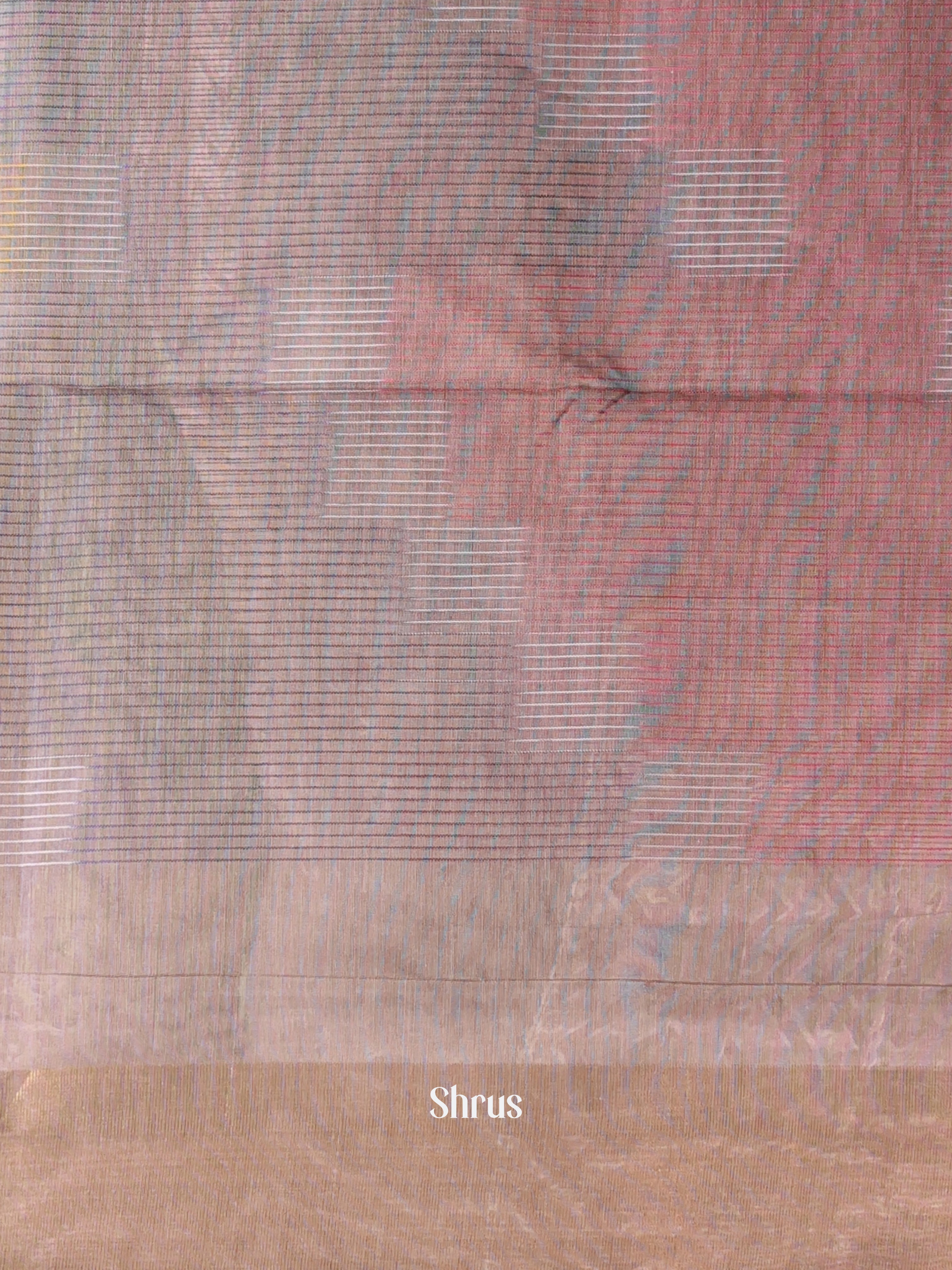 Grey - Ikkat Kora Saree - Shop on Shrus.com
