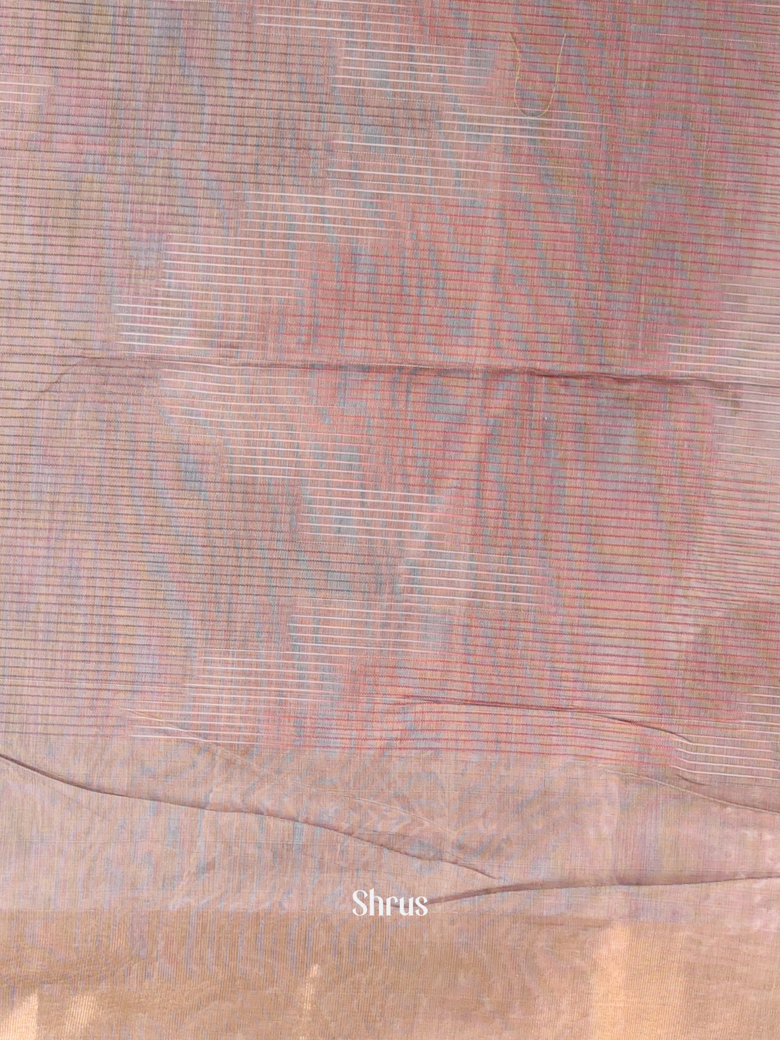 Grey - Ikkat Kora Saree - Shop on Shrus.com