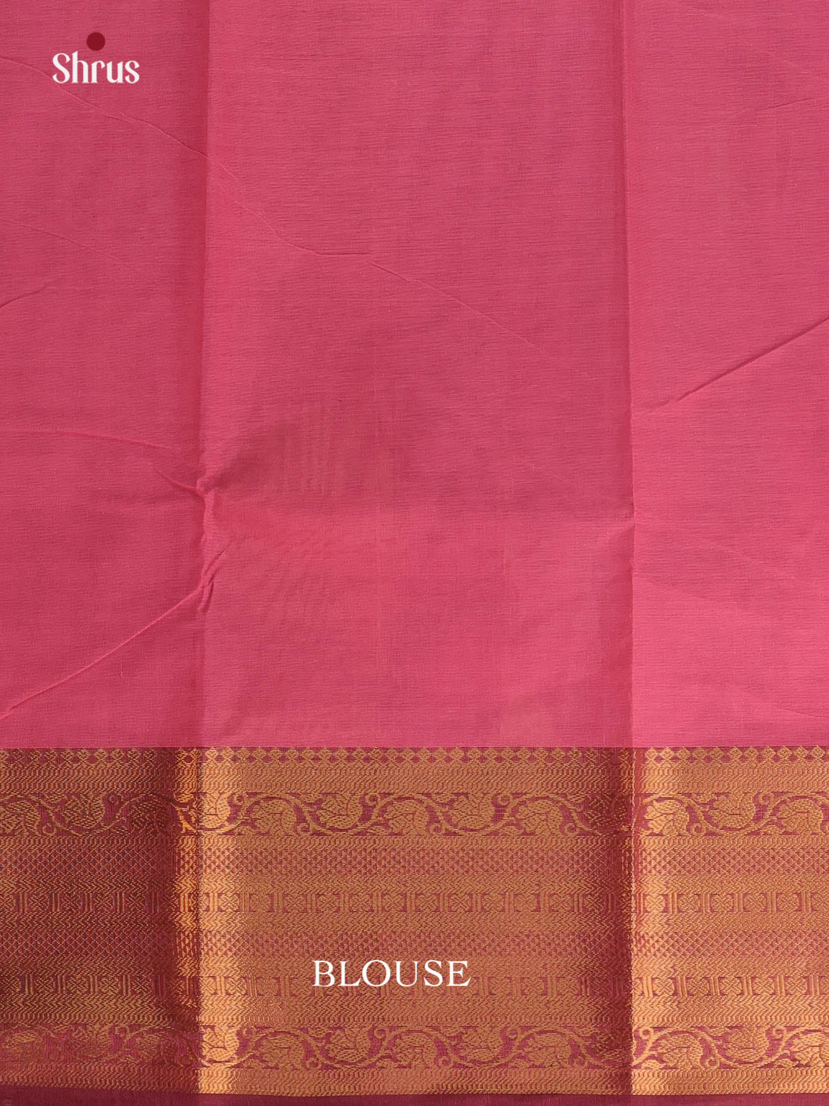 Pink & Maroon - Chettinad Cotton Saree - Shop on Shrus.com