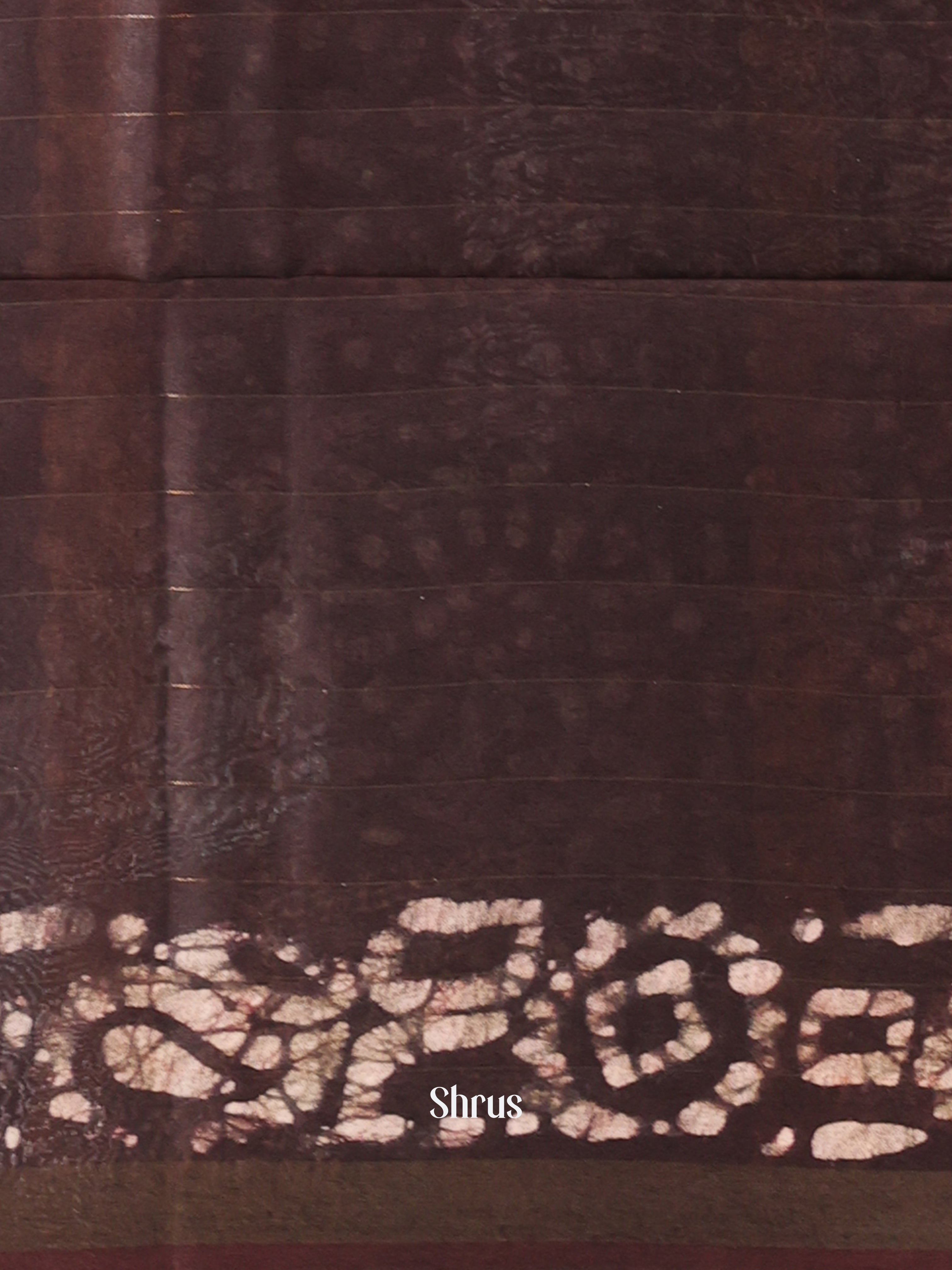 Pink & Brown - Bhatik Saree - Shop on Shrus.com