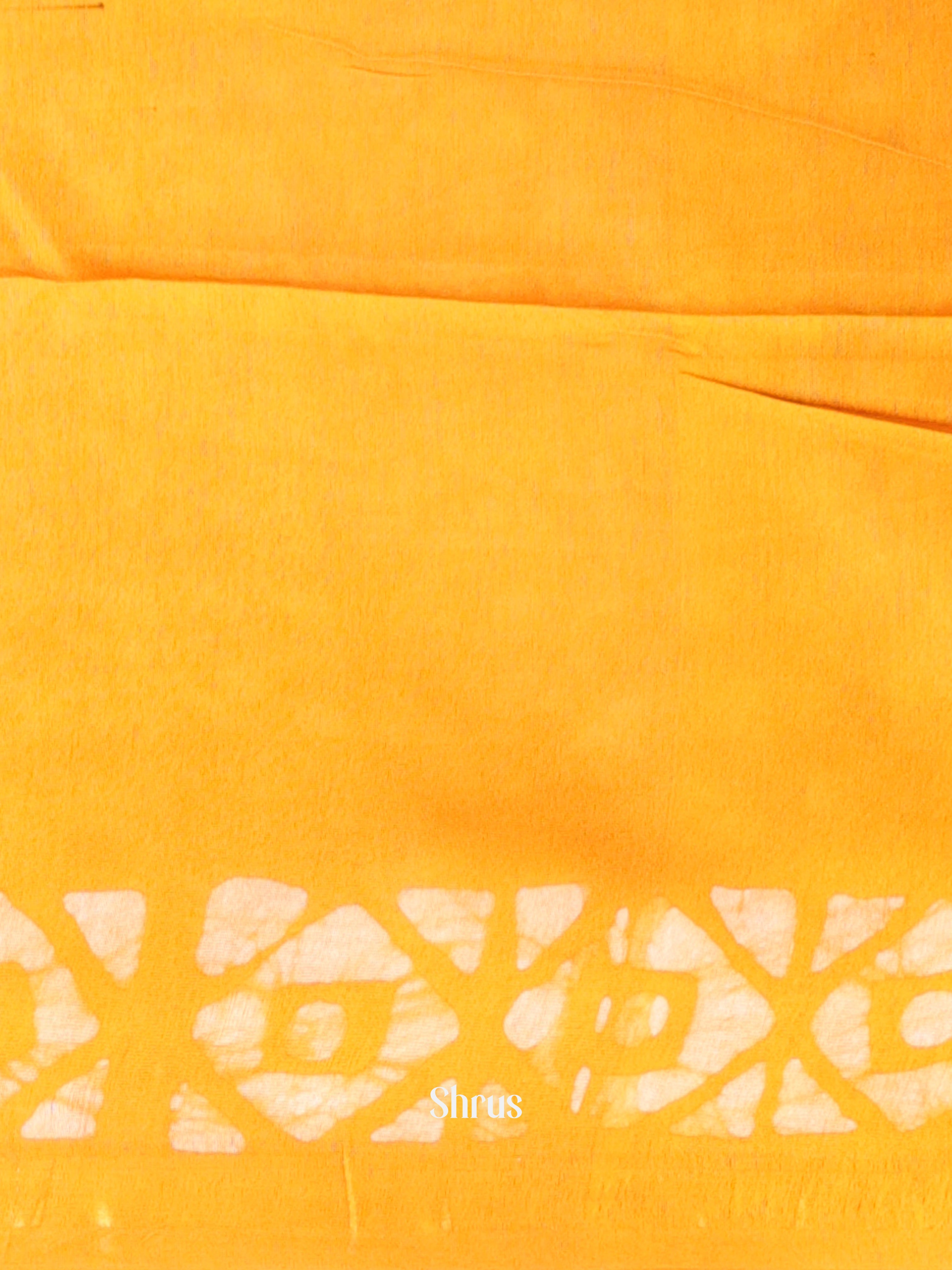Maroon & Yellow - Bhatik Saree - Shop on Shrus.com