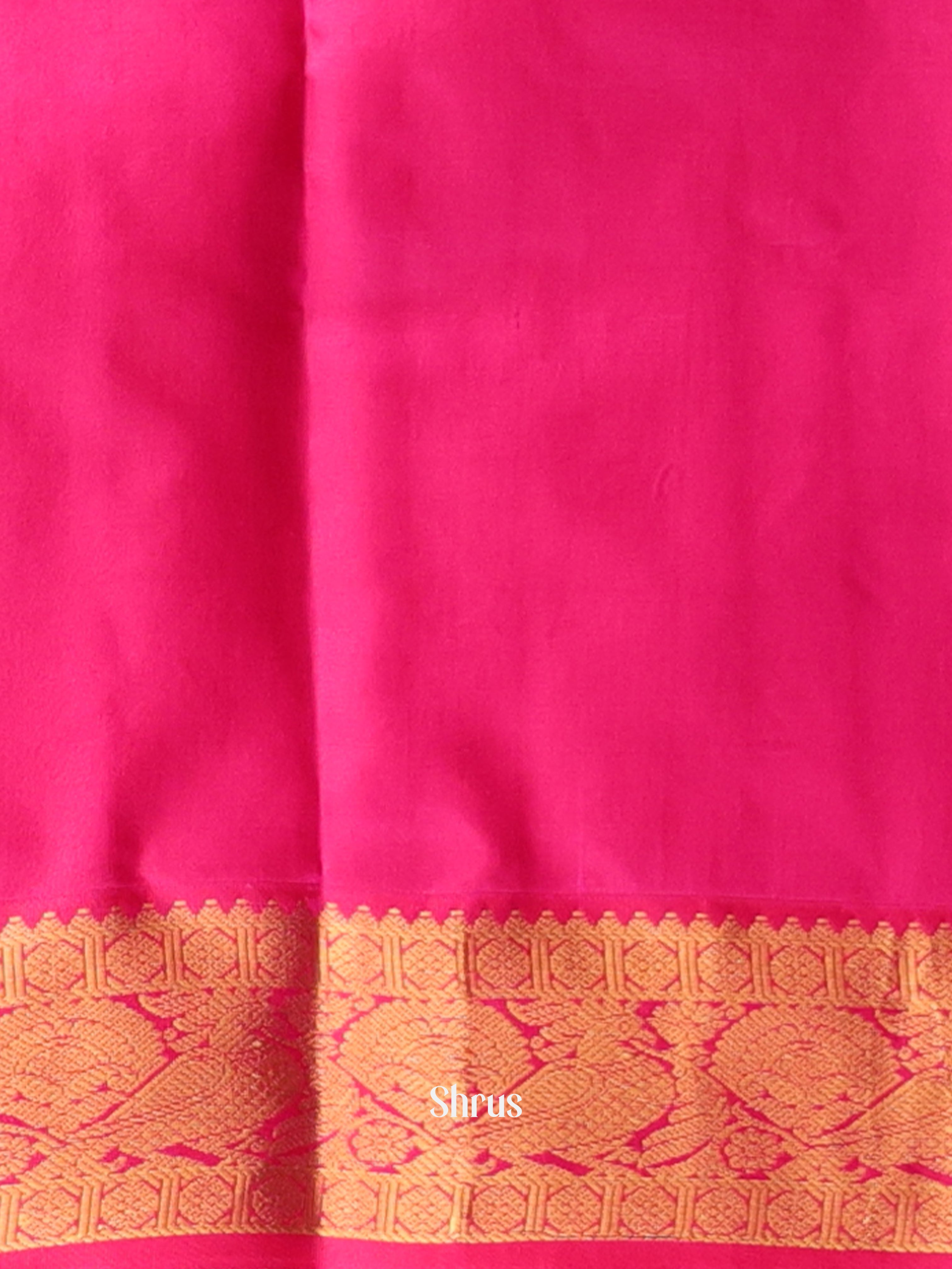 Violet & Pink - Kanchipuram silk Saree - Shop on Shrus.com
